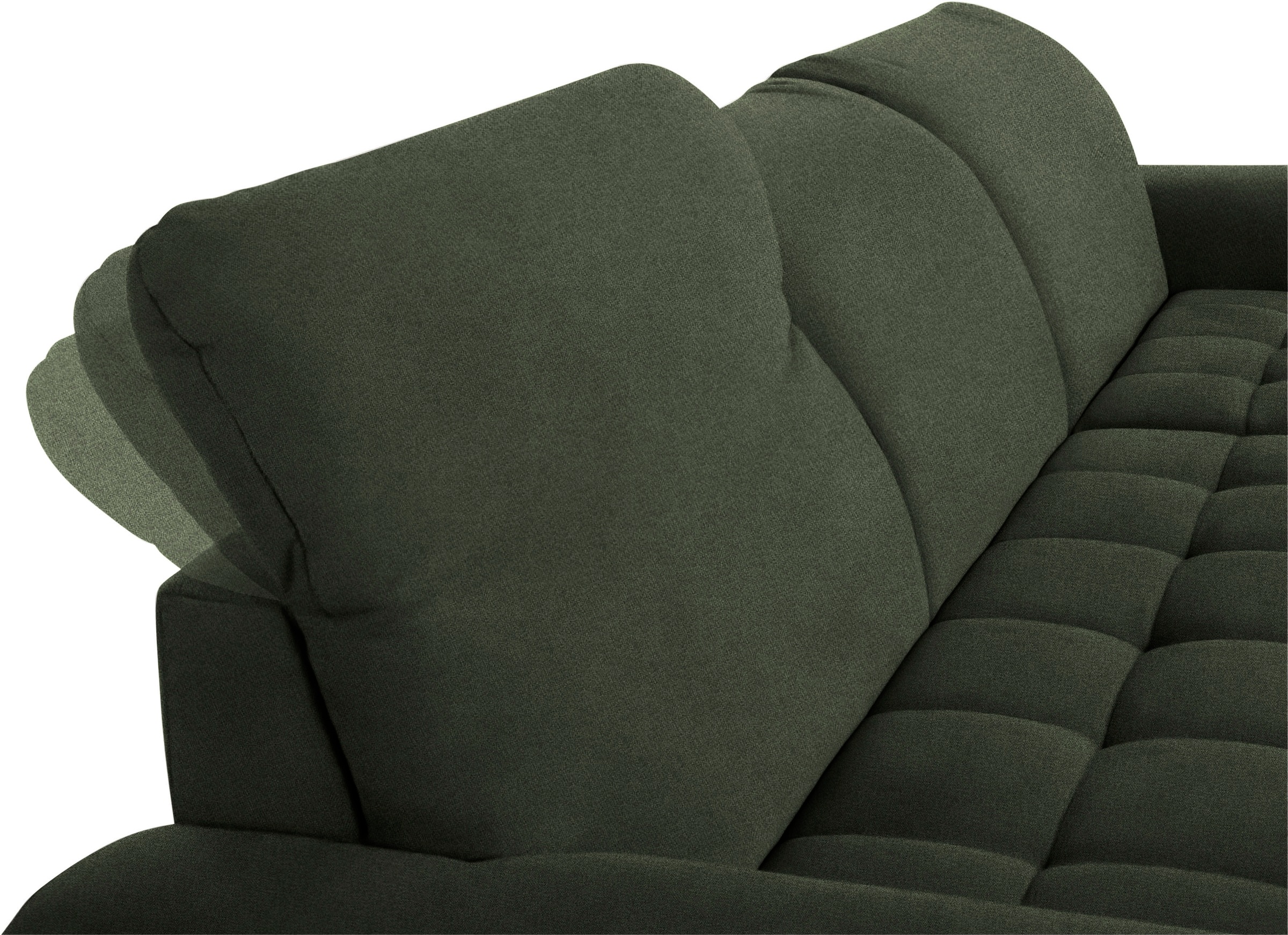 DOMO collection Ecksofa »Franzi L-Form«, wahlweise mit Kopfteilverstellung (dann Tiefe: 170 cm)