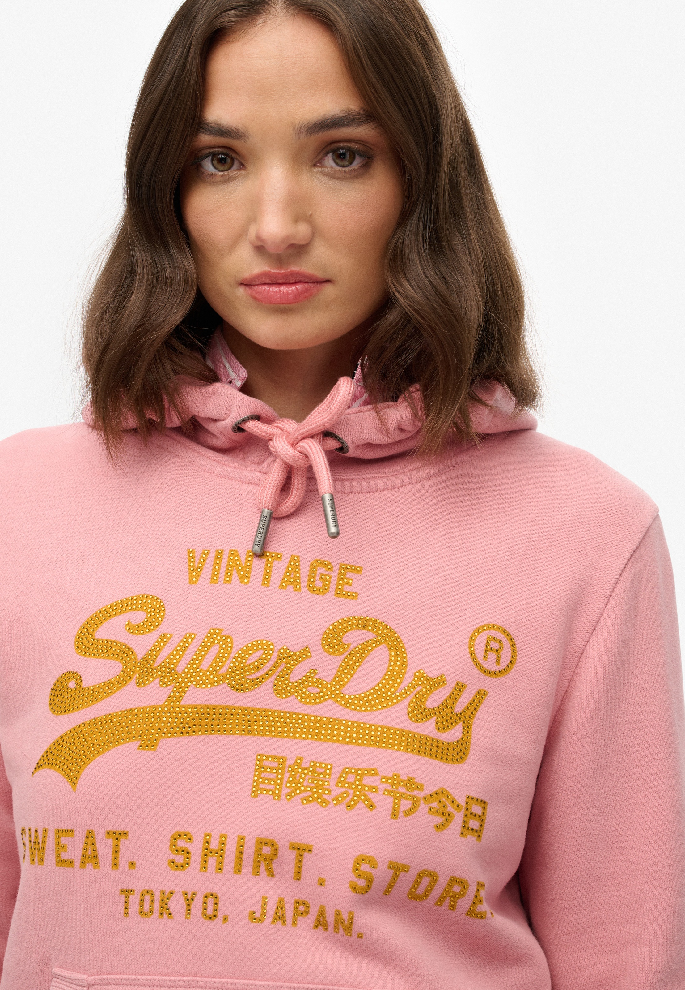 Thumbnail - Superdry Kapuzensweatshirt "EMBELLISHED VL RELAXED HOOD"