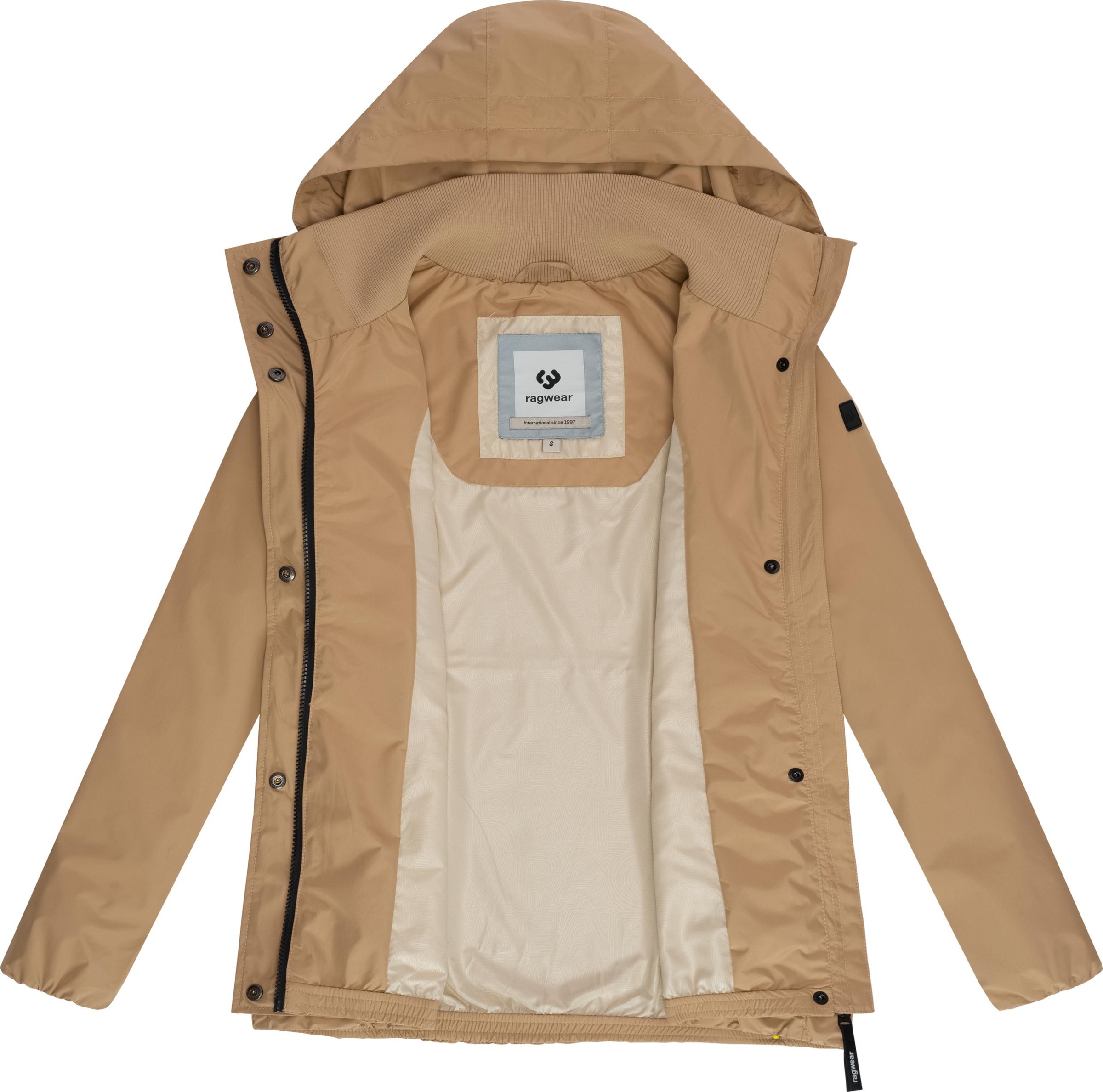 Ragwear Outdoorjacke »Sunniva A«, mit Kapuze, Wasserdichte und atmungsaktive Übergangsjacke