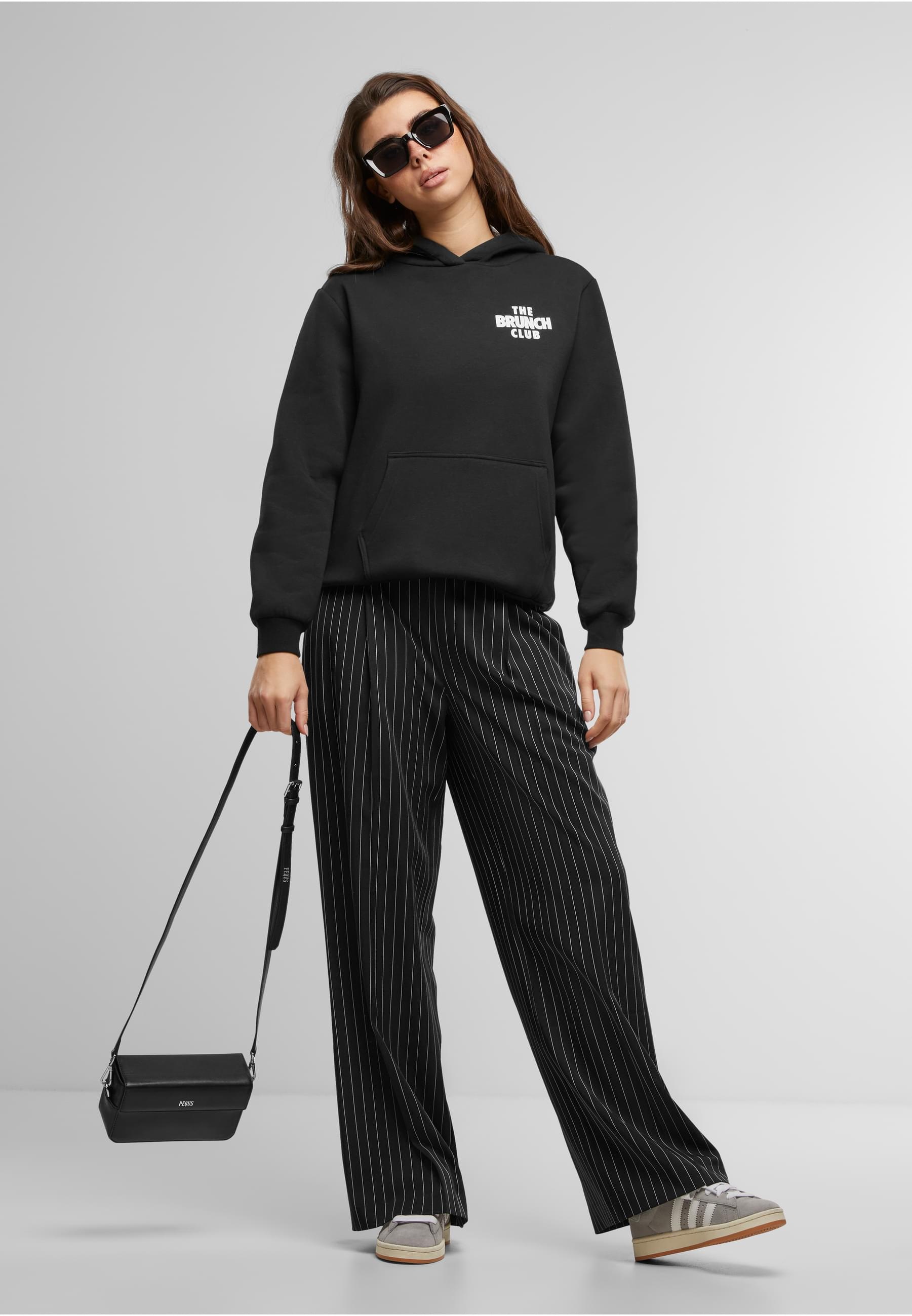 Miss Tee Kapuzenpullover »Miss Tee The Brunch Club Ladies Fluffy Hoody«, (1 tlg.)