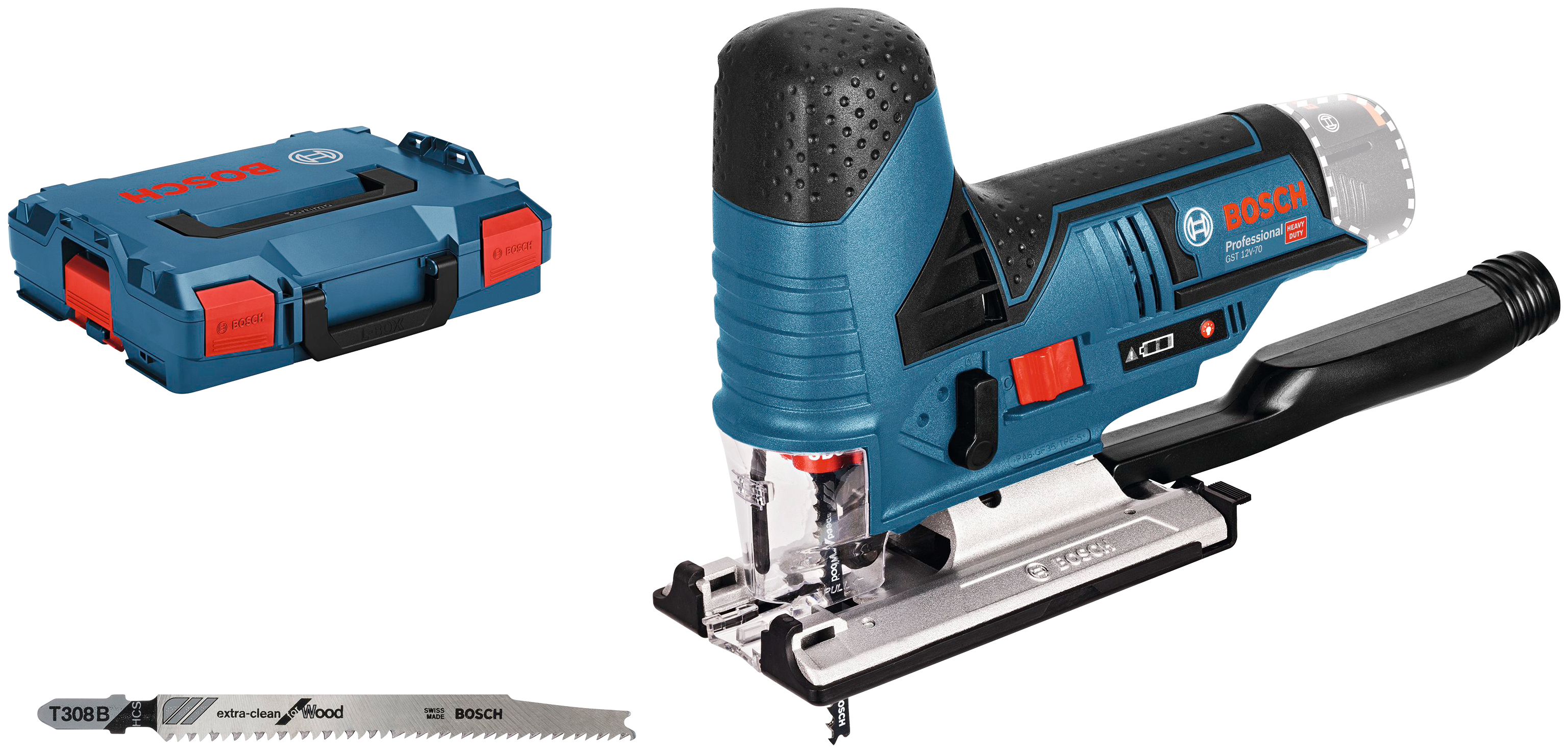 Bosch Professional Akku-Stichsäge "GST 12V-70 Professional" 1 Stk. tlg. ohne Akku und Ladegerät