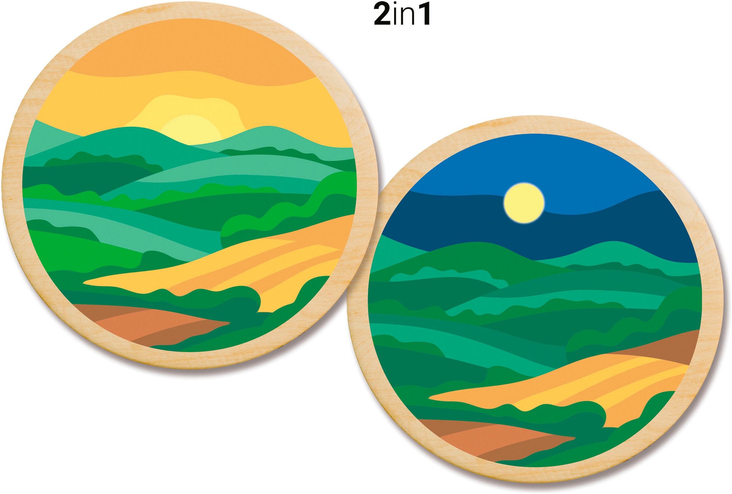 Ravensburger Malen nach Zahlen »CreArt, Wooden, Hills«, Made in Europe