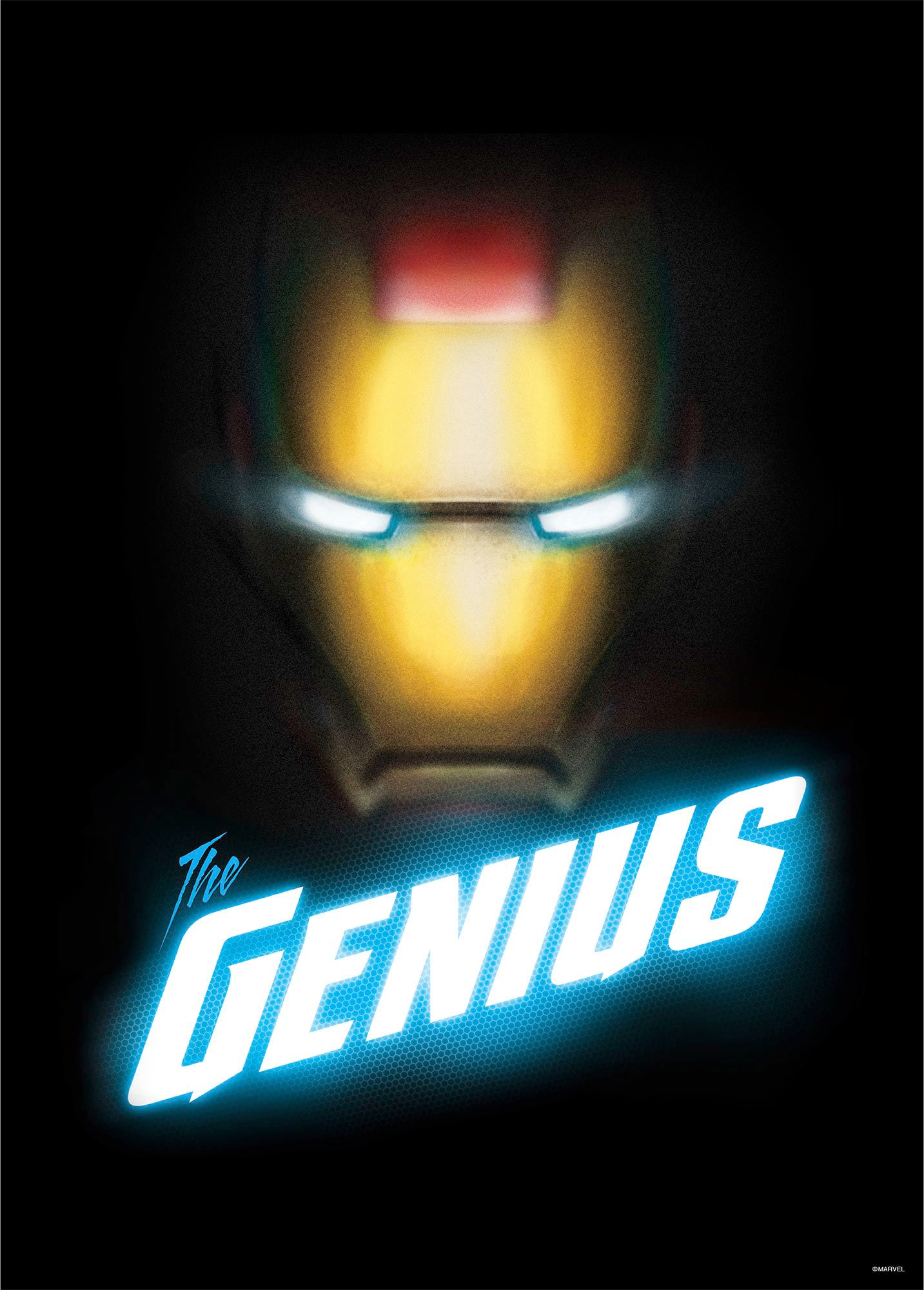 Komar Bild "Avengers The Genius", Disney, (1 St.), Wandbild zur Dekoration im Kinderzimmer - ohne Rahmen