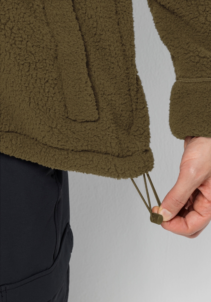 Jack Wolfskin Fleecejacke »FELSLICHT HOODED JKT M«, mit Kapuze