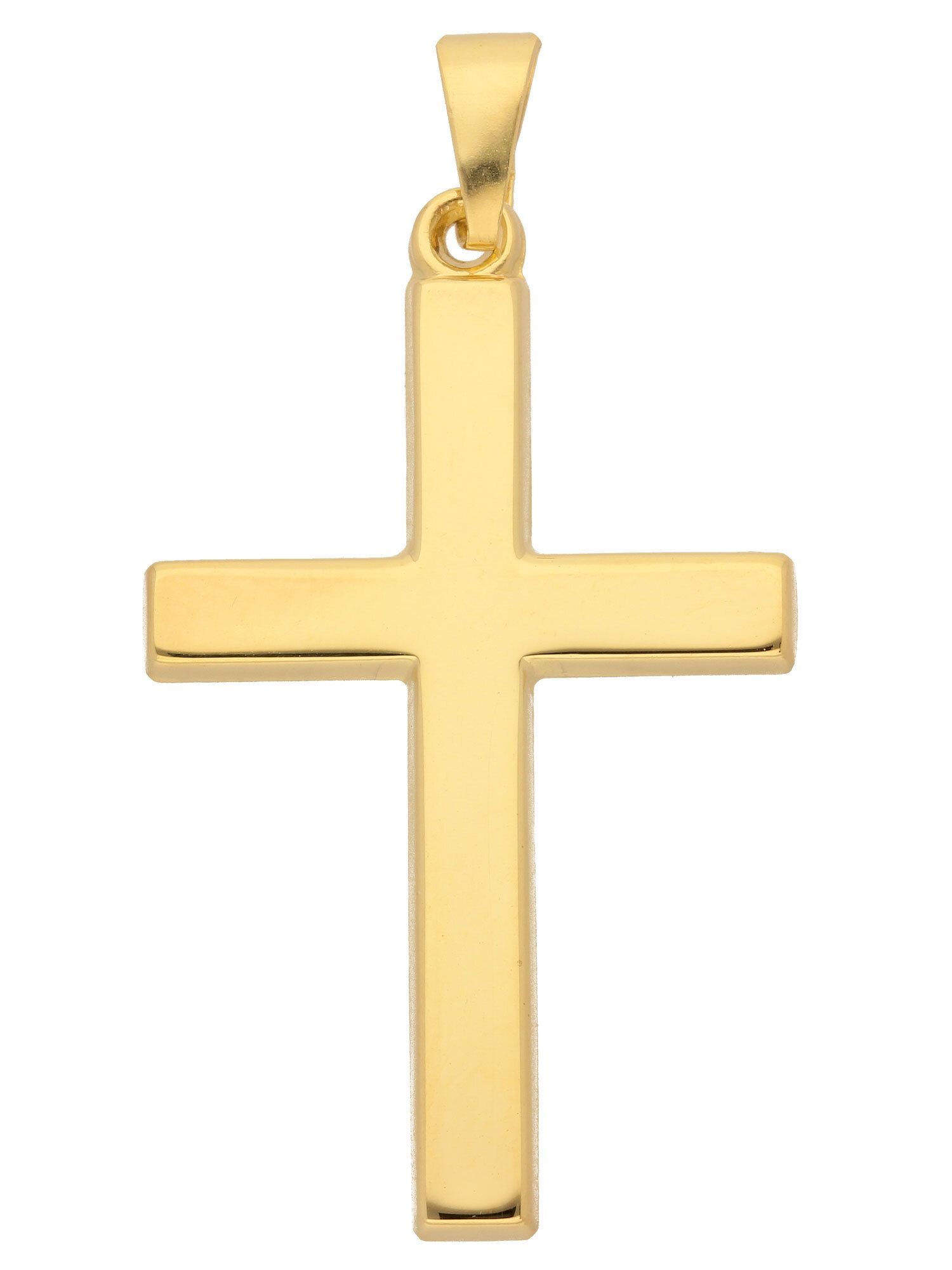 ADELIA ́S Damen Kettenanhänger "Damen Gold Schmuck 585 Gold Kreuz Anhänger", Gold, gold, Gold, Schmuckanhänger, Goldschmuck für Damen & Herren