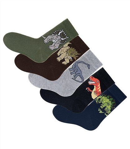 Thumbnail - H.I.S Socken Packung, 5 Stk. tlg. mit Dinosauriermotiven