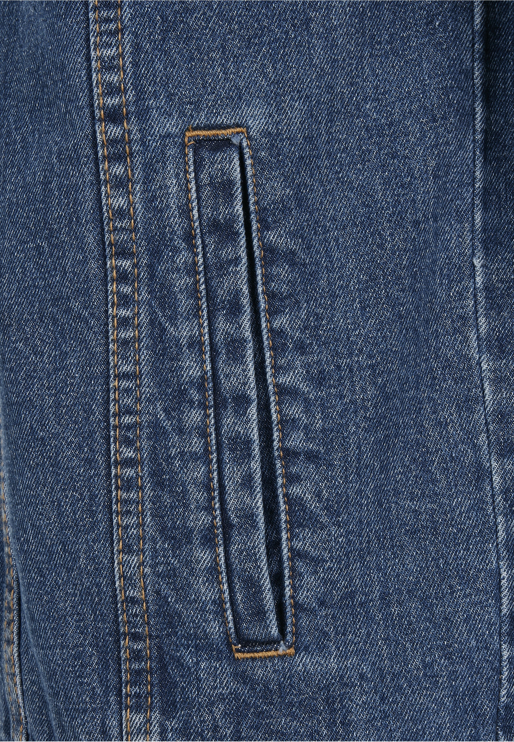 URBAN CLASSICS Jeansjacke »Urban Classics Herren Organic Basic Denim Jacket« 1 Stk. tlg. ohne Kapuze