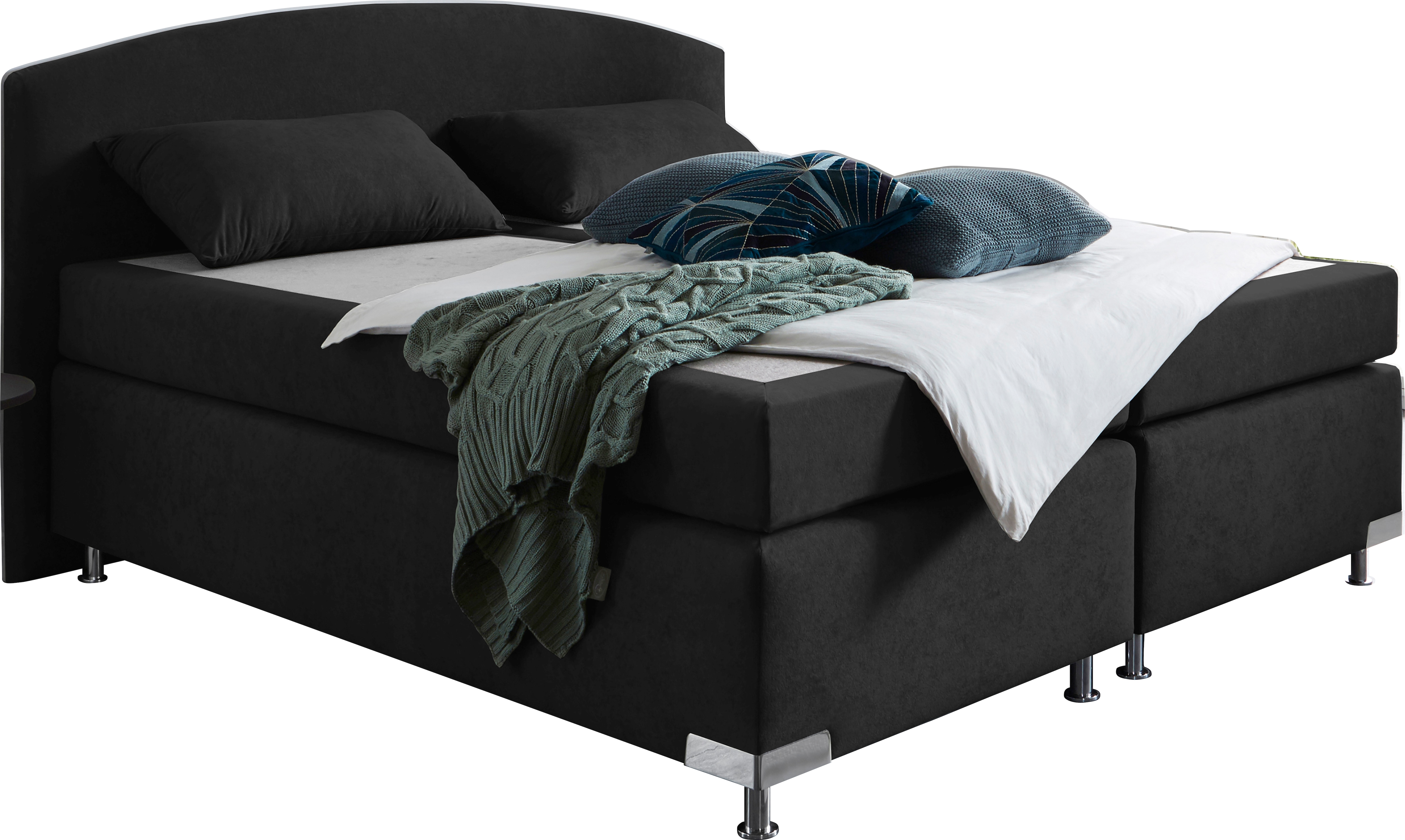 Westfalia Schlafkomfort Boxspringbett "Amsterdam in den Breiten 160x200, 18 günstig online kaufen