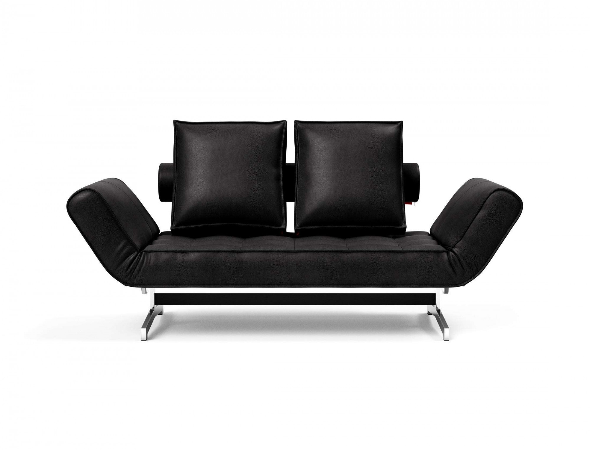 INNOVATION LIVING ™ "Ghia Schlafsofa, Multi-Wohlfühlsofa, Designfuß" eine große Liegefläche mit geringer Stellfläche, beidseitig abklappbar