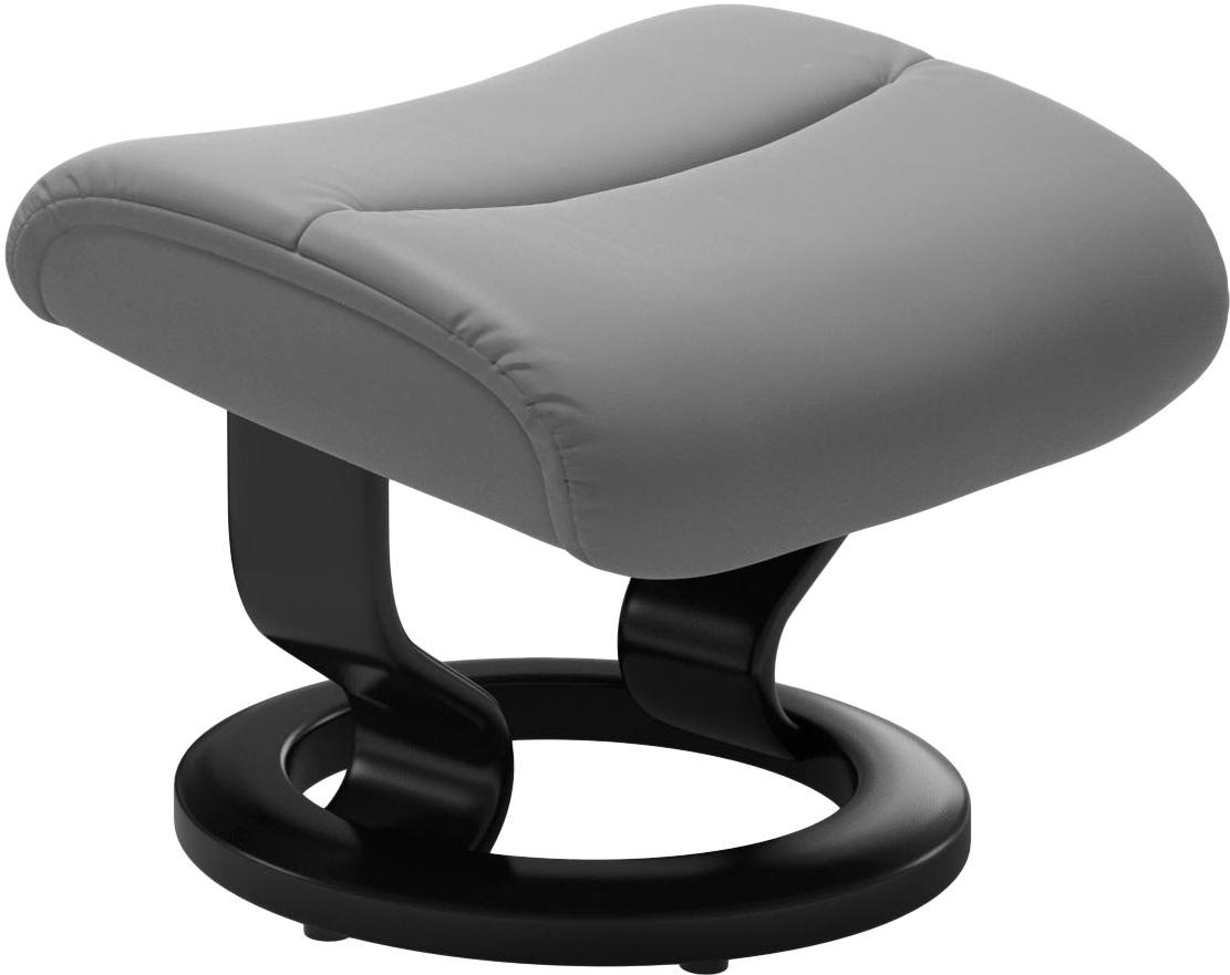 Stressless® Relaxsessel »View«, (Set, Relaxsessel mit Hocker), mit Classic Base, Größe M,Gestell Schwarz
