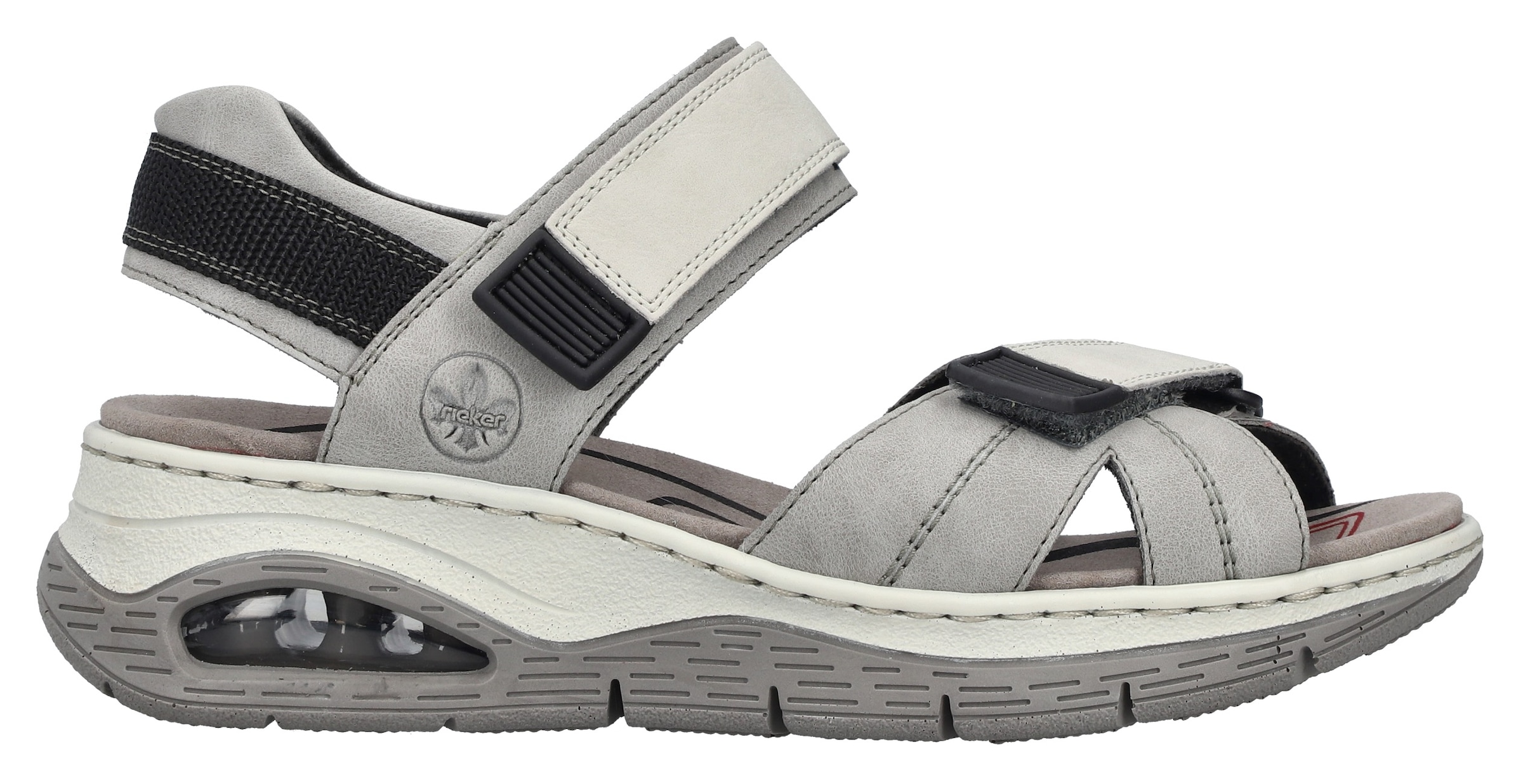 Rieker Trekkingsandale, Outdoorsandale, Sommerschuh, Klettschuh mit Rieker Air-Funktion