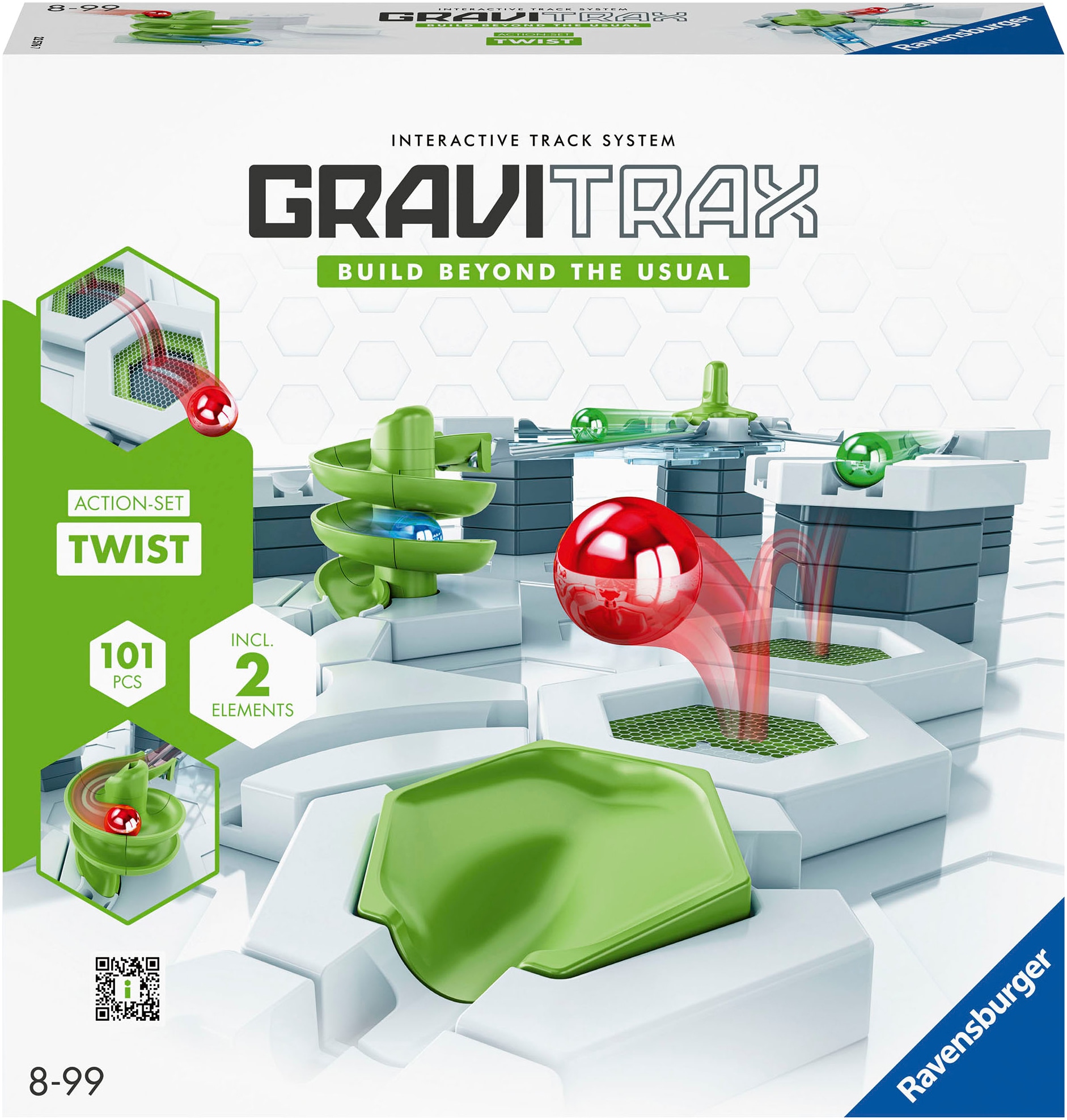 Kugelbahn-Bausatz »GraviTrax Action-Set Twist«, Made in Europe, FSC® - schützt Wald -...