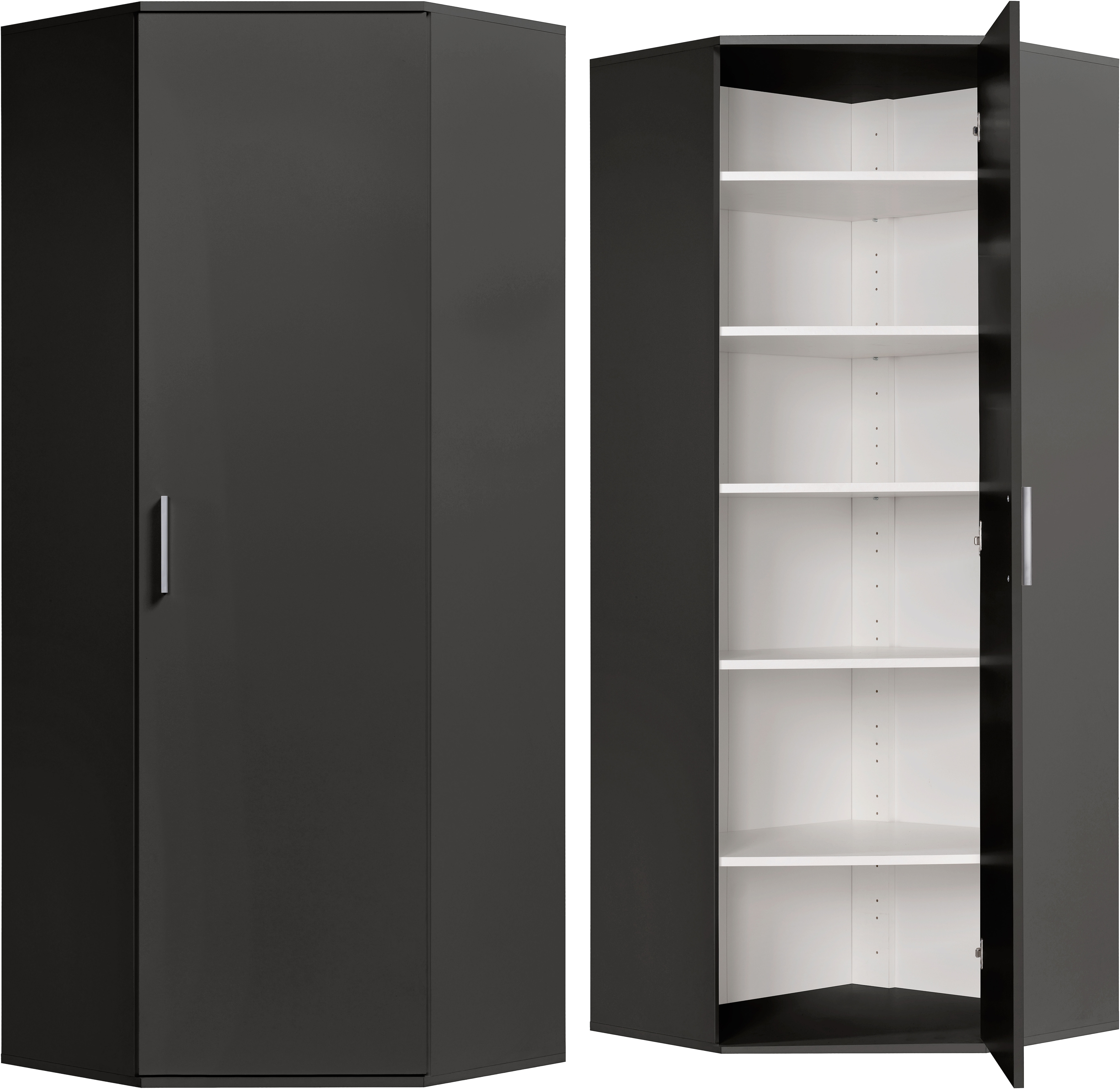 Procontour Mehrzweckschrank "Eckschrank Clara" Höhe 167cm, mit variabel verstellbaren Einlegeböden