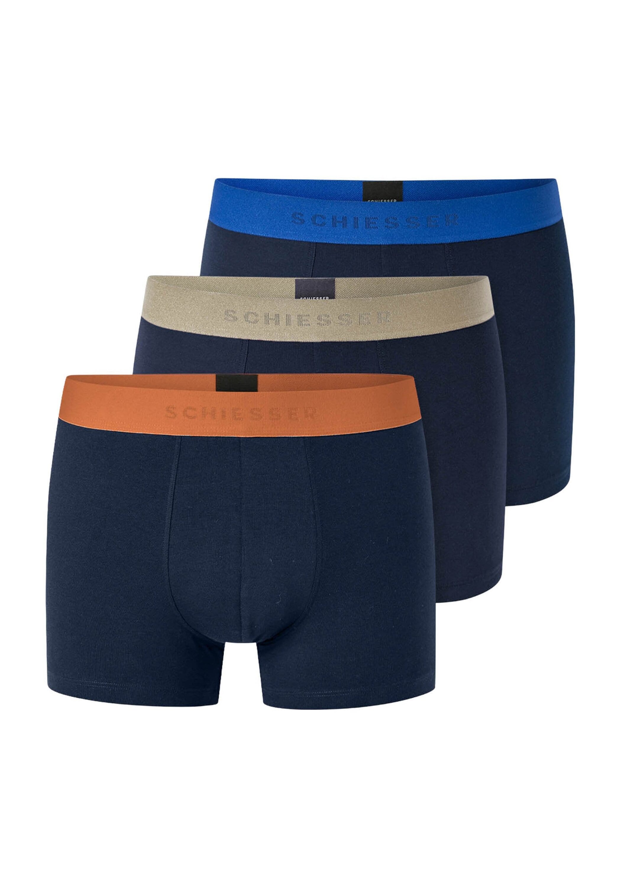 Schiesser Boxershorts "Boxershort 3PACK Shorts 3er Pack"