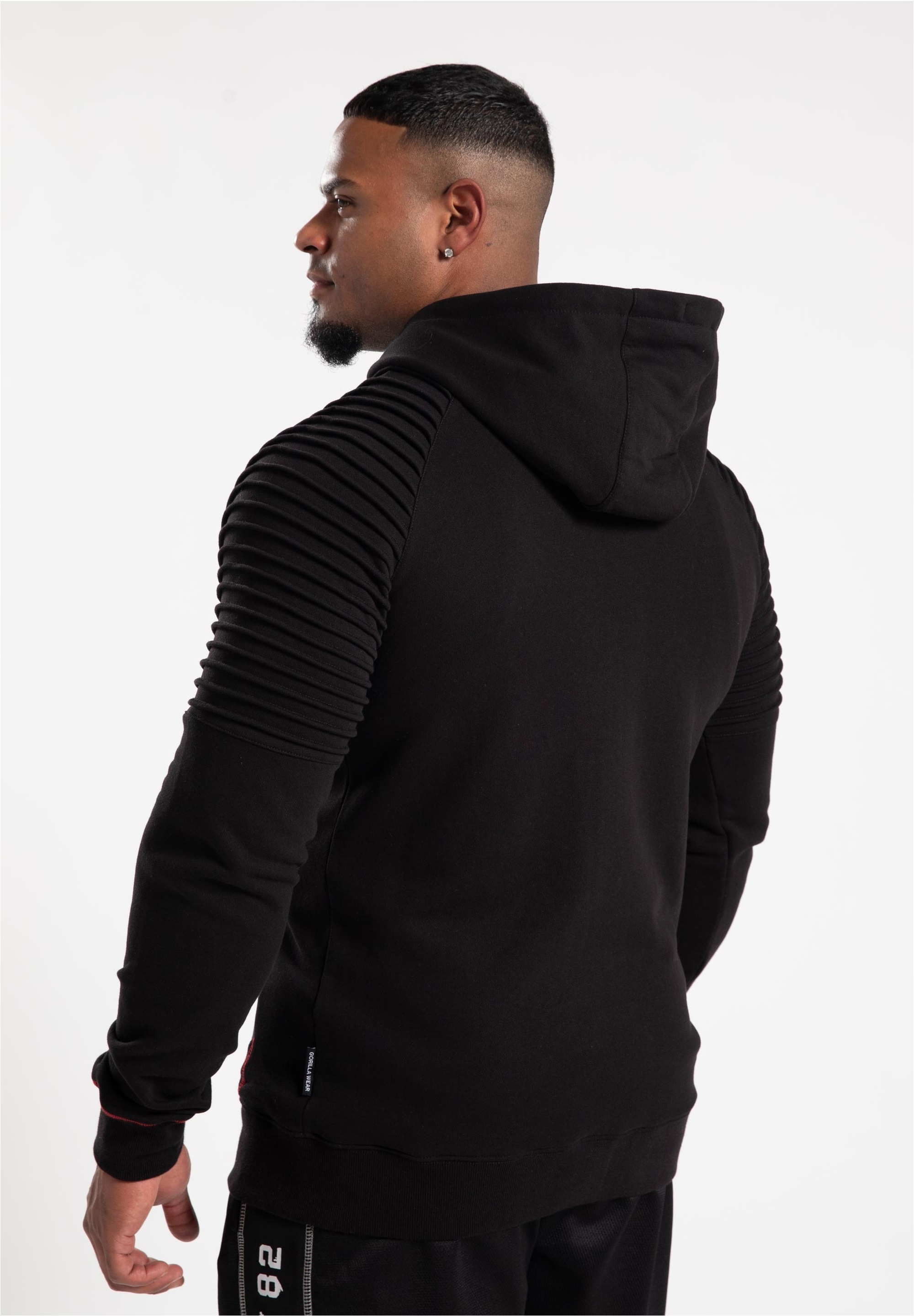 Gorilla Wear Sweatshirt, mit gerippten Schultern und Kapuze