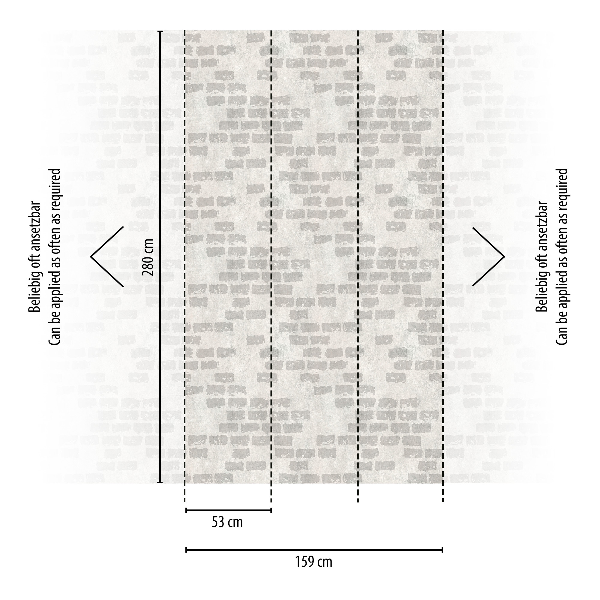 Fototapete »THE WALL III Steinwand Tapete Motivtapete Industrial Steinoptik«, matt,...