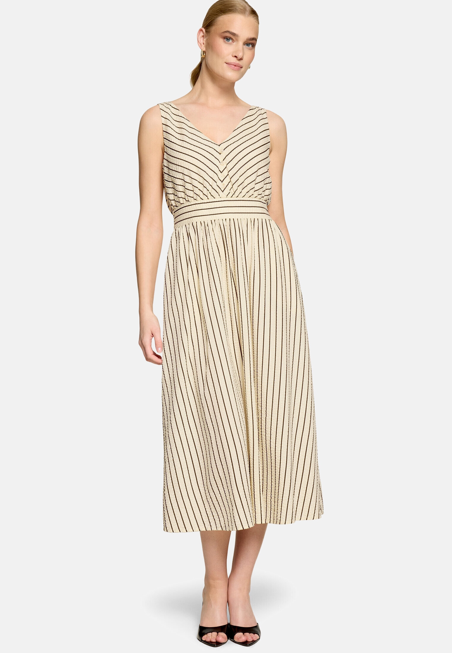 Zero Druckkleid »Damen mit Streifen« Eingrifftaschen Material