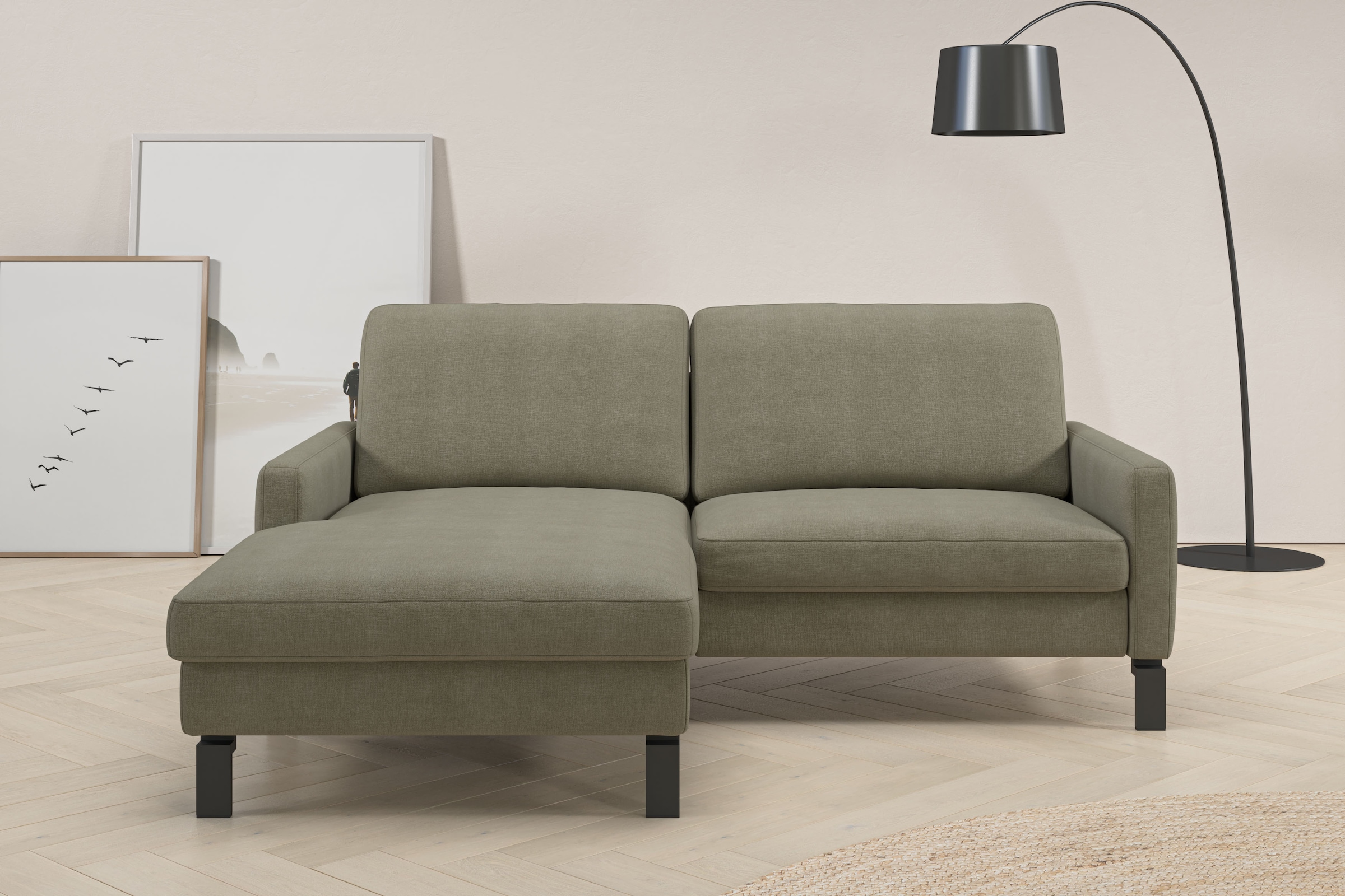 Home affaire Ecksofa "Lecce, L-Form, Federkernpolsterung, Breite 194 cm" in günstig online kaufen