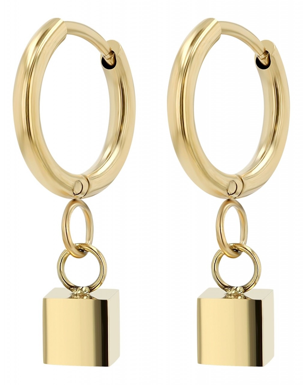 Adelia´s Paar Ohrhänger »Neuheit 2025 - Damen Ohrhänger aus Edelstahl Ø 8 mm«