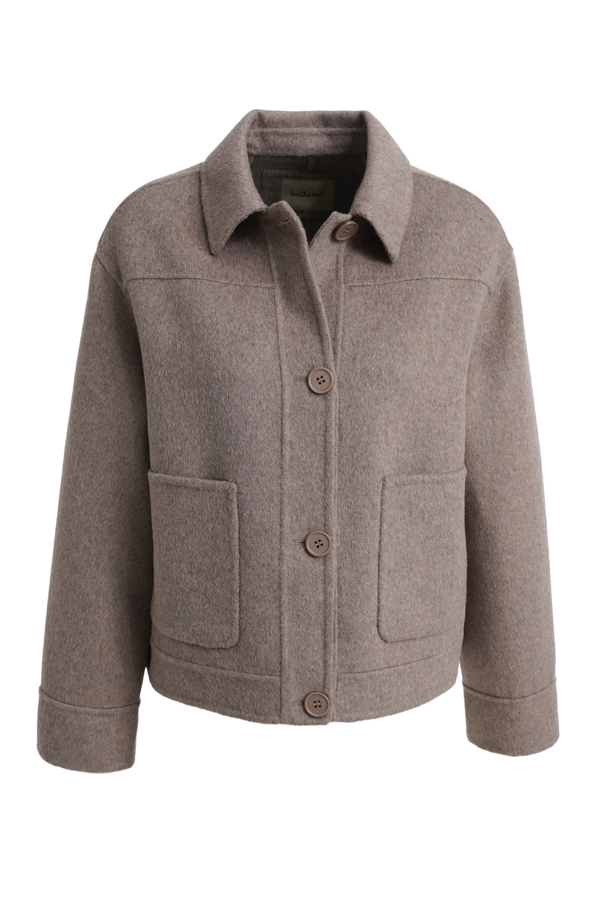 Smith & Soul Kurzjacke ohne Kapuze