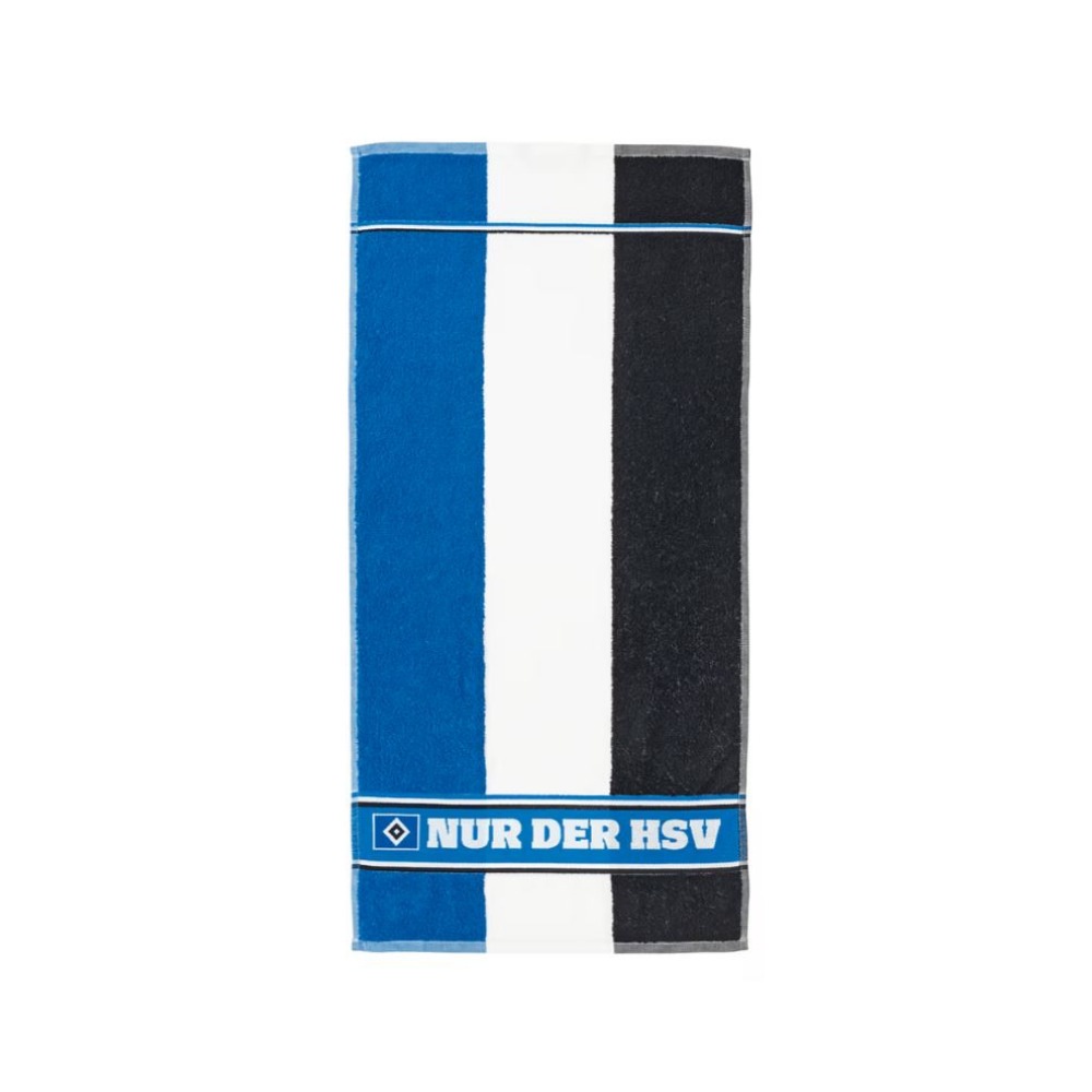 HAMBURGER SV Kinder Handtuch Set "Hamburger SV Handtuch HSV Handtuch Blockstreifen GOTS", blau, Frottee, 100% Baumwolle, Handtuch-Sets