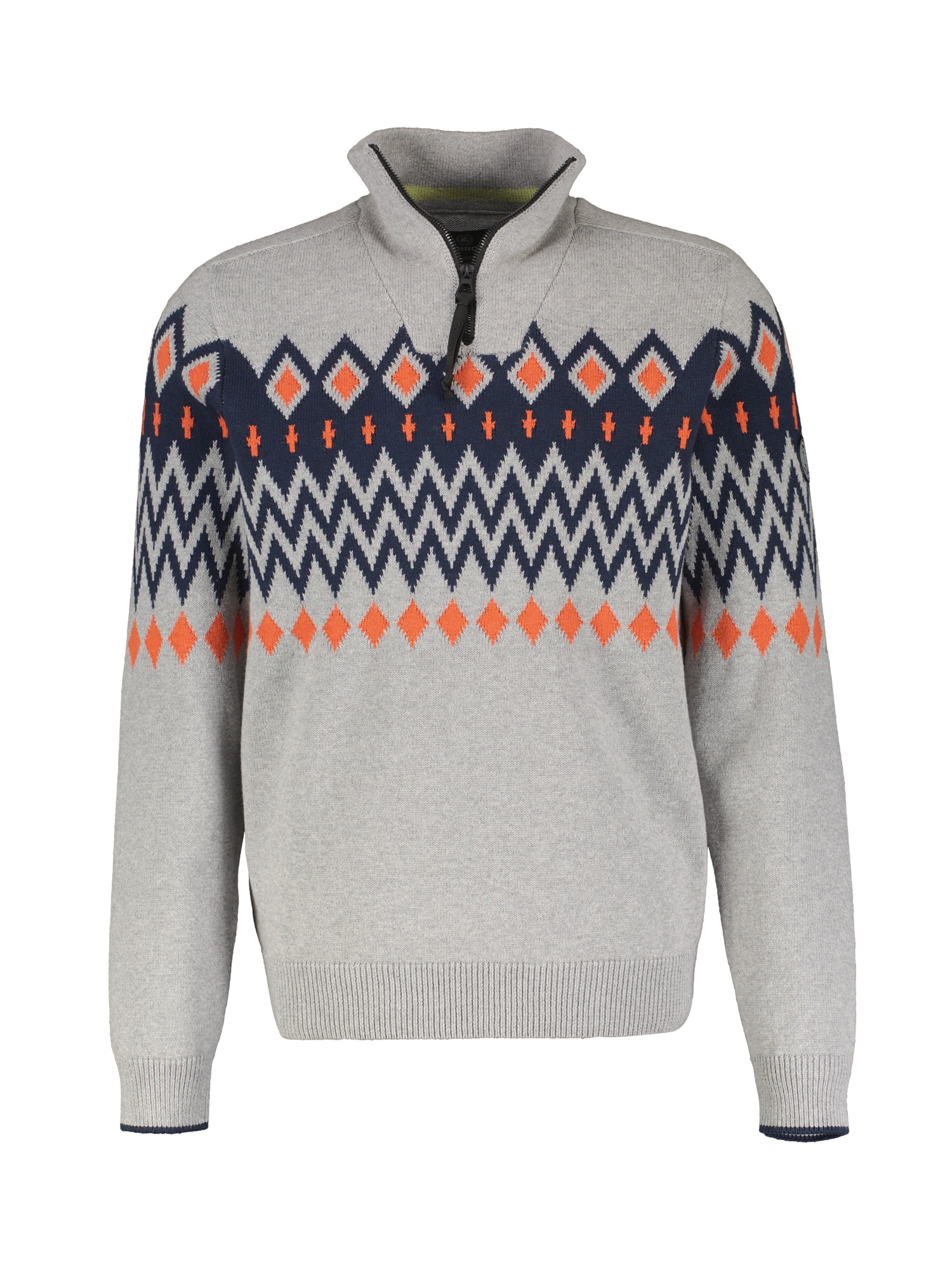 LERROS Strickpullover »LERROS Troyer in Norweger-Design«