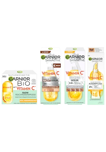 Gesichtspflege-Set »Garnier SkinActive Max Glow Booster Set«, (Set, 3 tlg.)