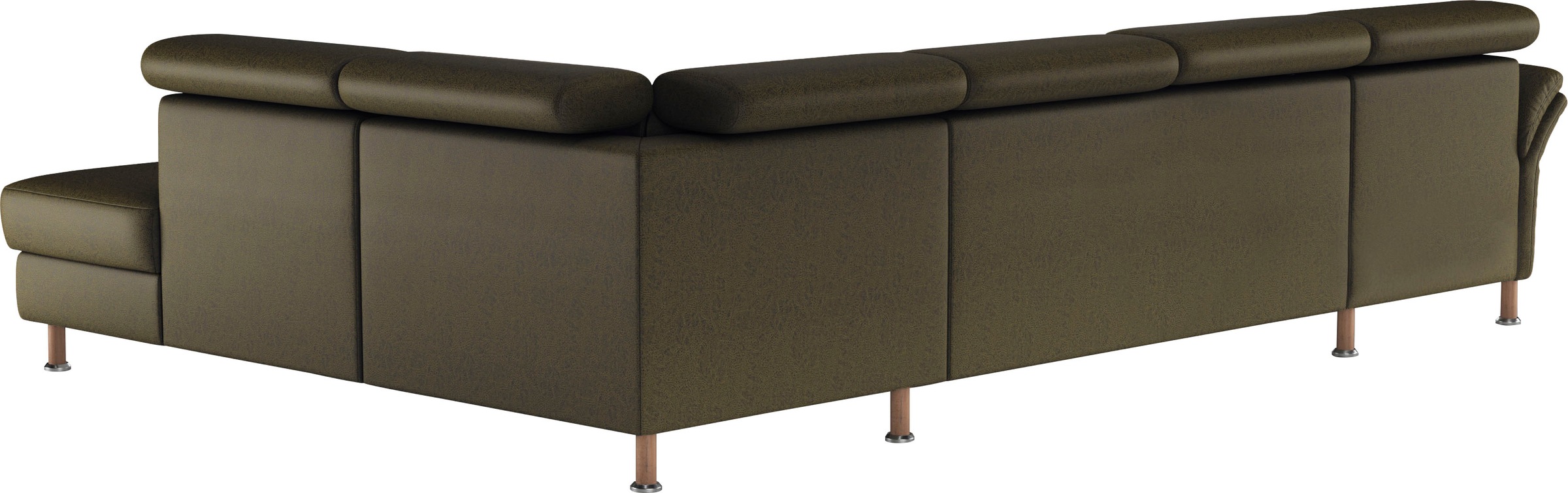 Wohnlandschaft HOME AFFAIRE "Calypso U-Form", grün (olive), B:334cm H:85cm T:227cm, 100%Polyester, Sofas, Wohnlandschaft, wahlweise mit motorischer Relaxfunktion 9
