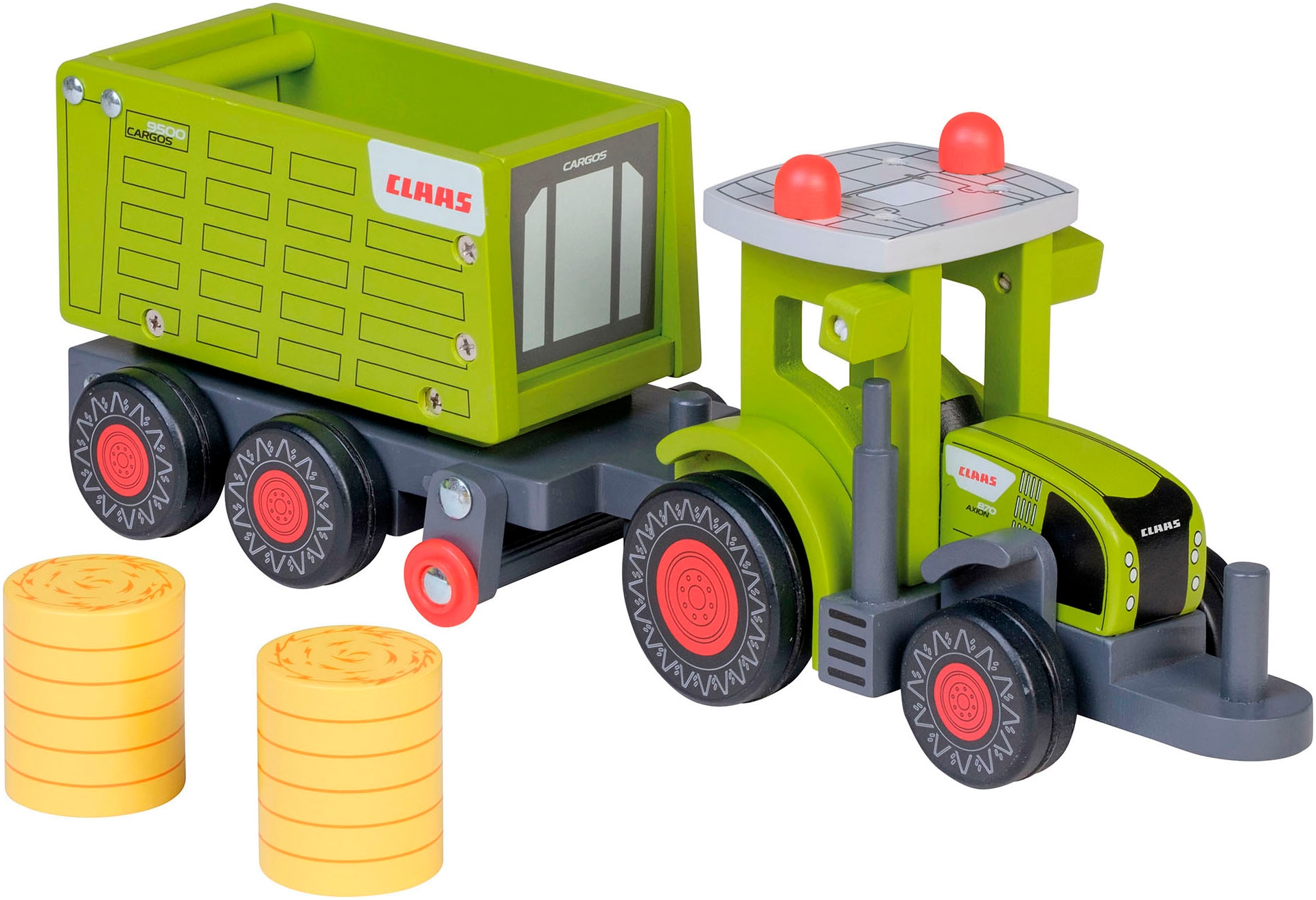 Happy People Spielzeug-Traktor »CLAAS Kids Axion 870«, aus Holz, mit Kipper