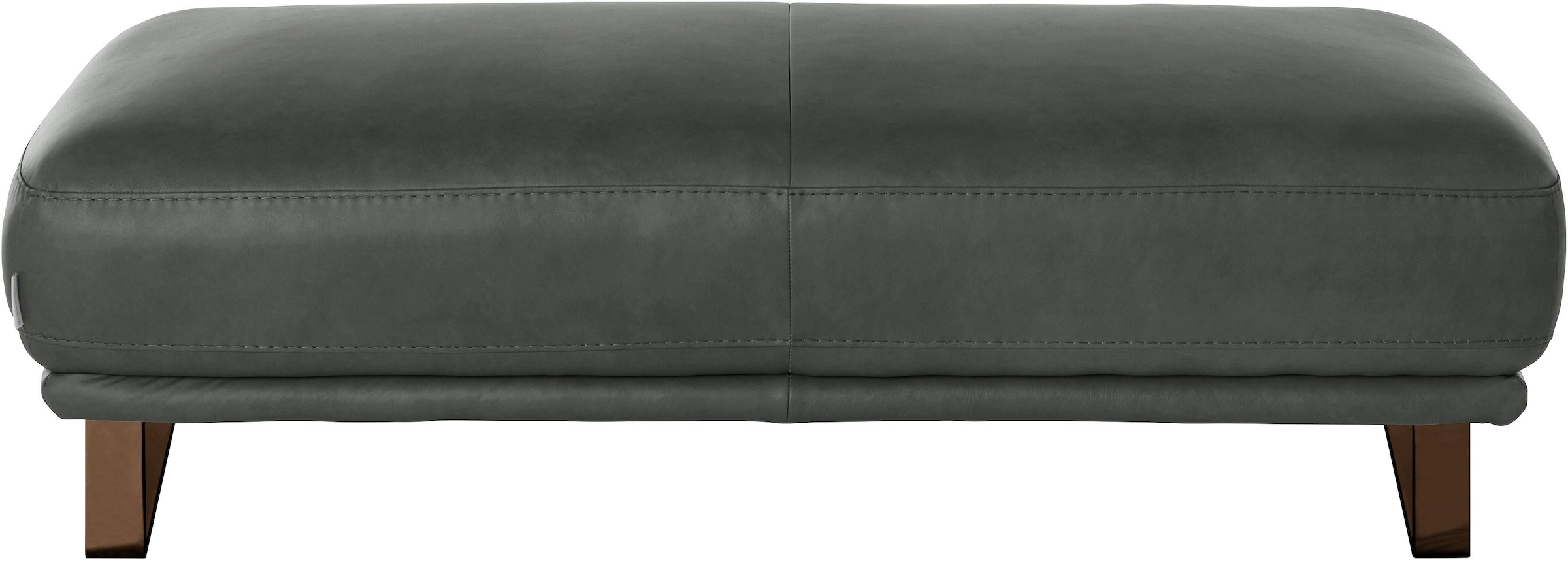 W.SCHILLIG Hocker »montanaa«, mit Metallkufen in Bronze pulverbeschichtet, Breite 141 cm