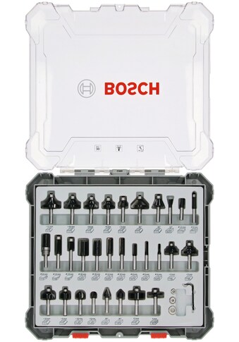 Bosch Professional Fräser-Set 30-teilig 6-mm-Schaft