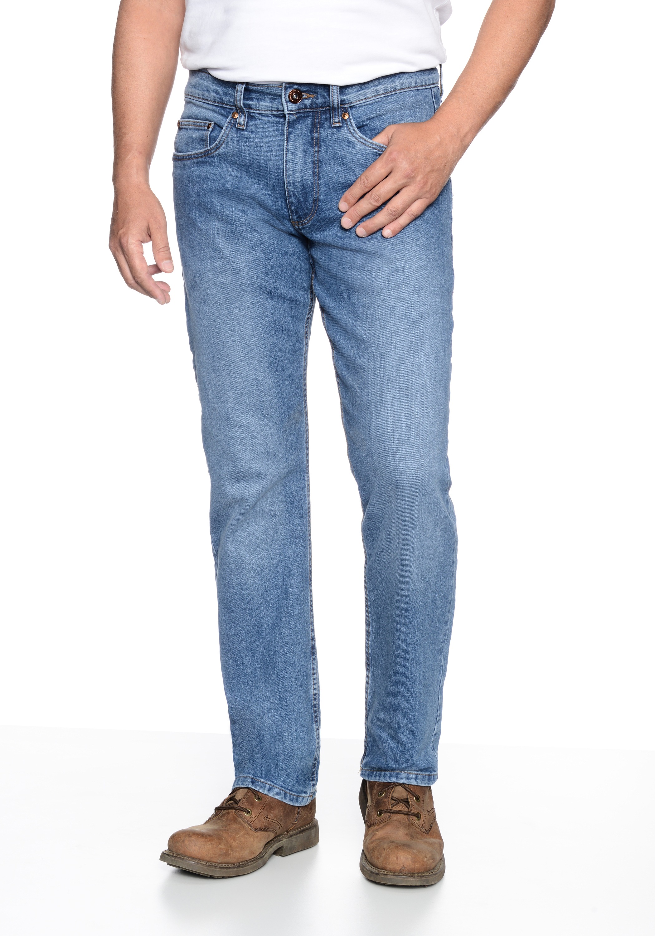 HERO by John Medoox 5-Pocket-Jeans "Phoenix Denim Big Straight Cut Stretch günstig online kaufen
