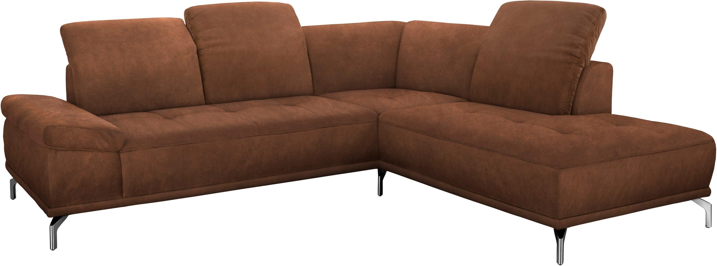 Home affaire Ecksofa "Caluna" Inkl.Sitztiefenverstellung, wahlweise mit Kop günstig online kaufen