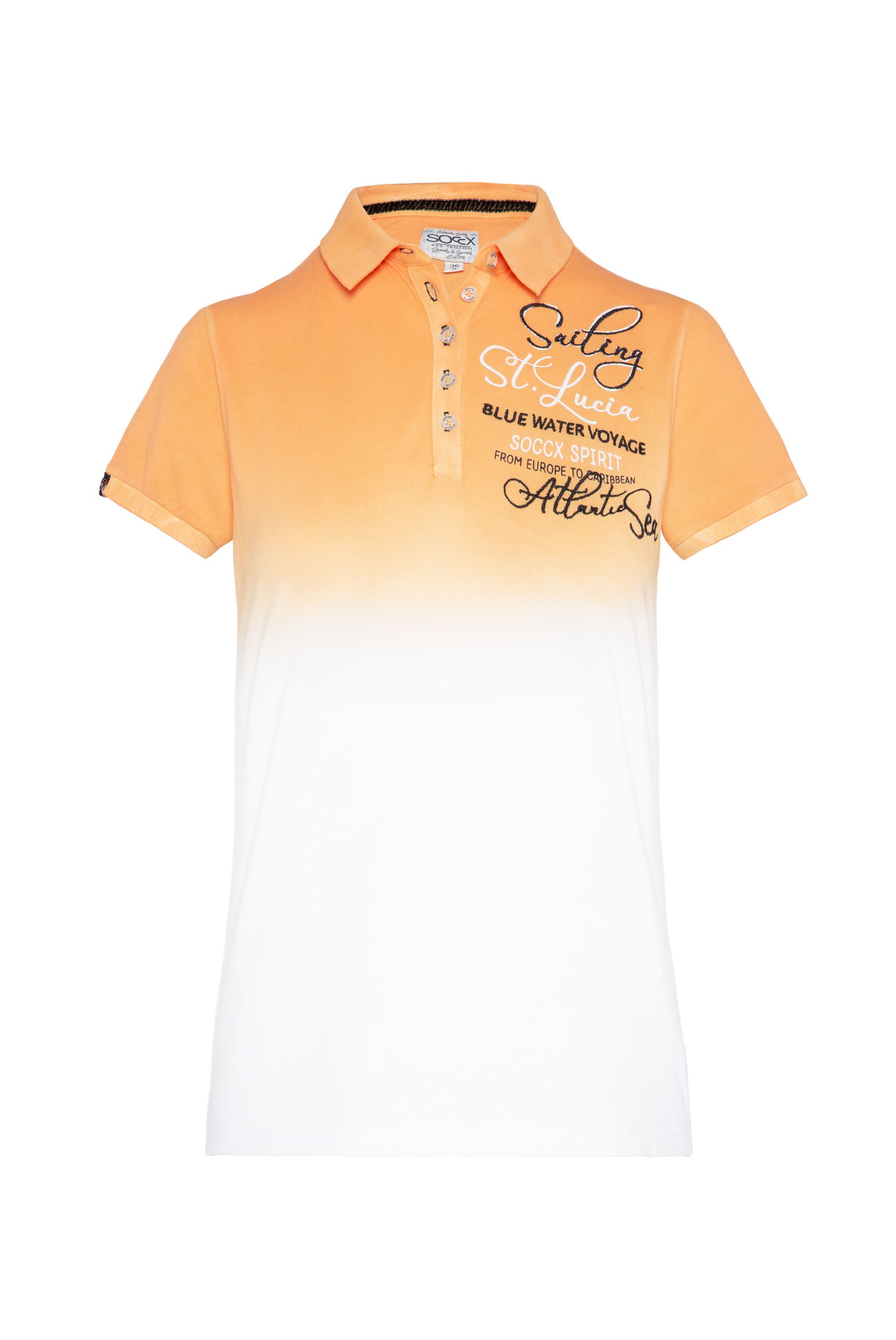 SOCCX Poloshirt, mit Ärmelbündchen