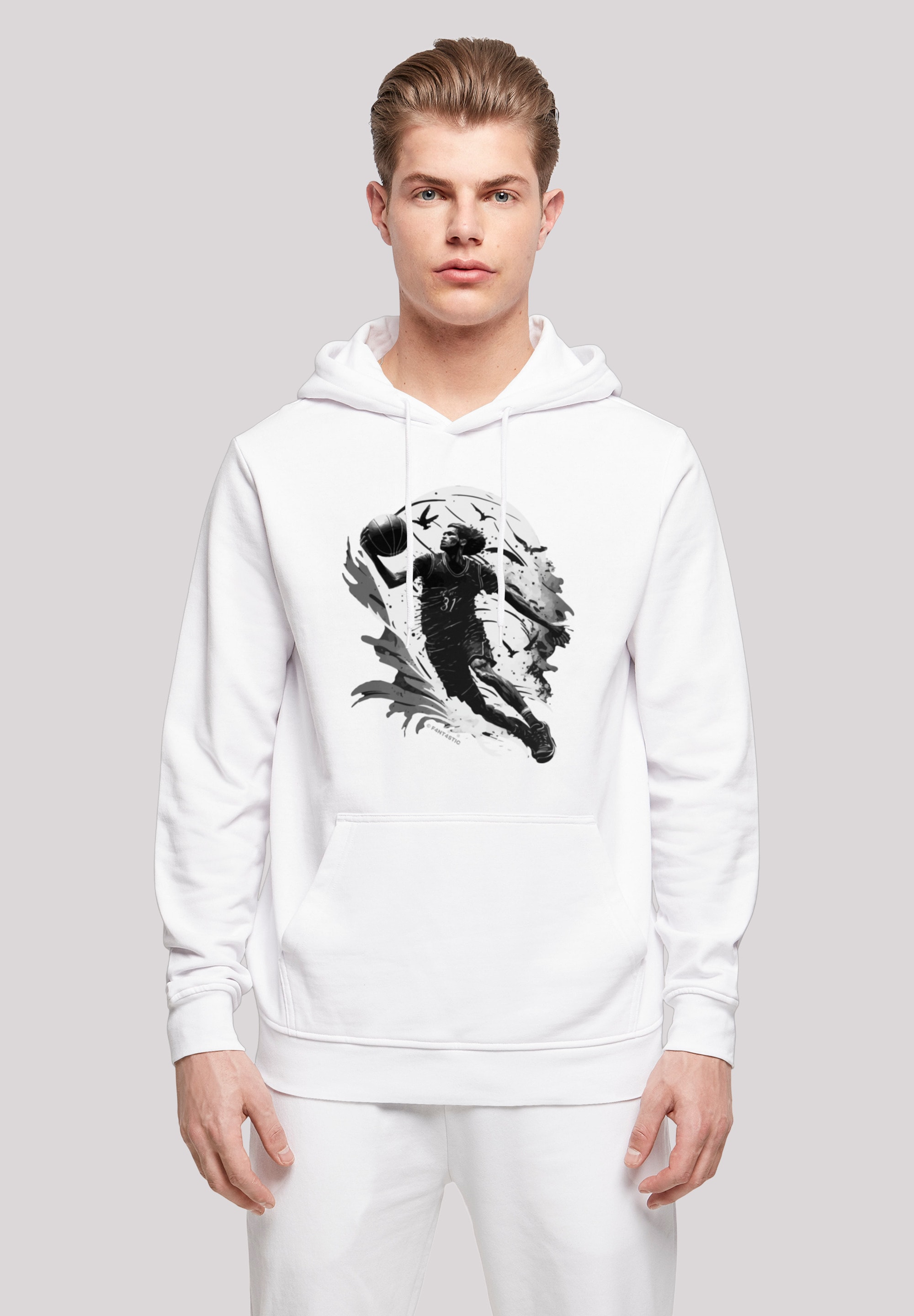 F4NT4STIC Kapuzenpullover "Basketball Spieler", Print