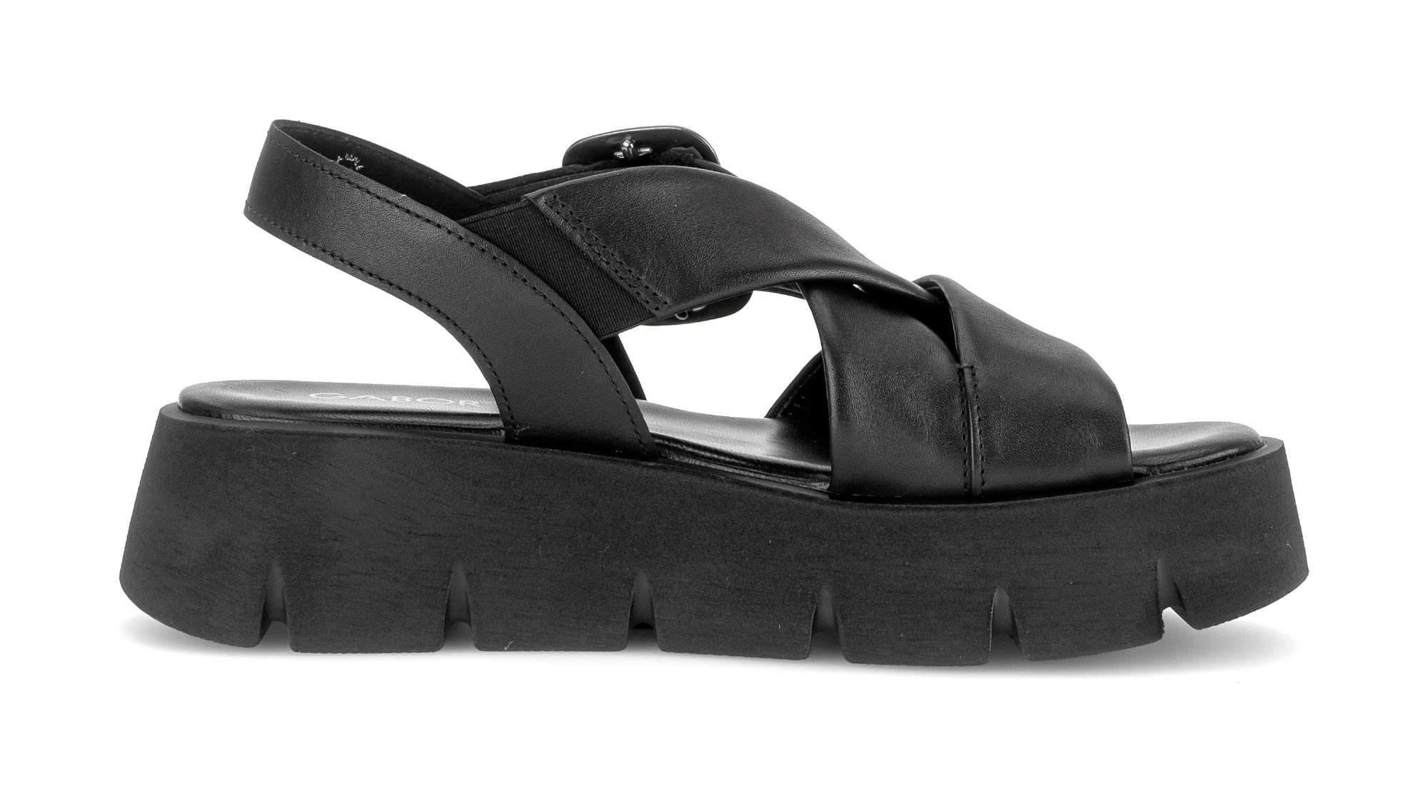 Gabor Keilsandalette, Plateau, Sommerschuh, Riemchensandale mit Kreuzbandag günstig online kaufen