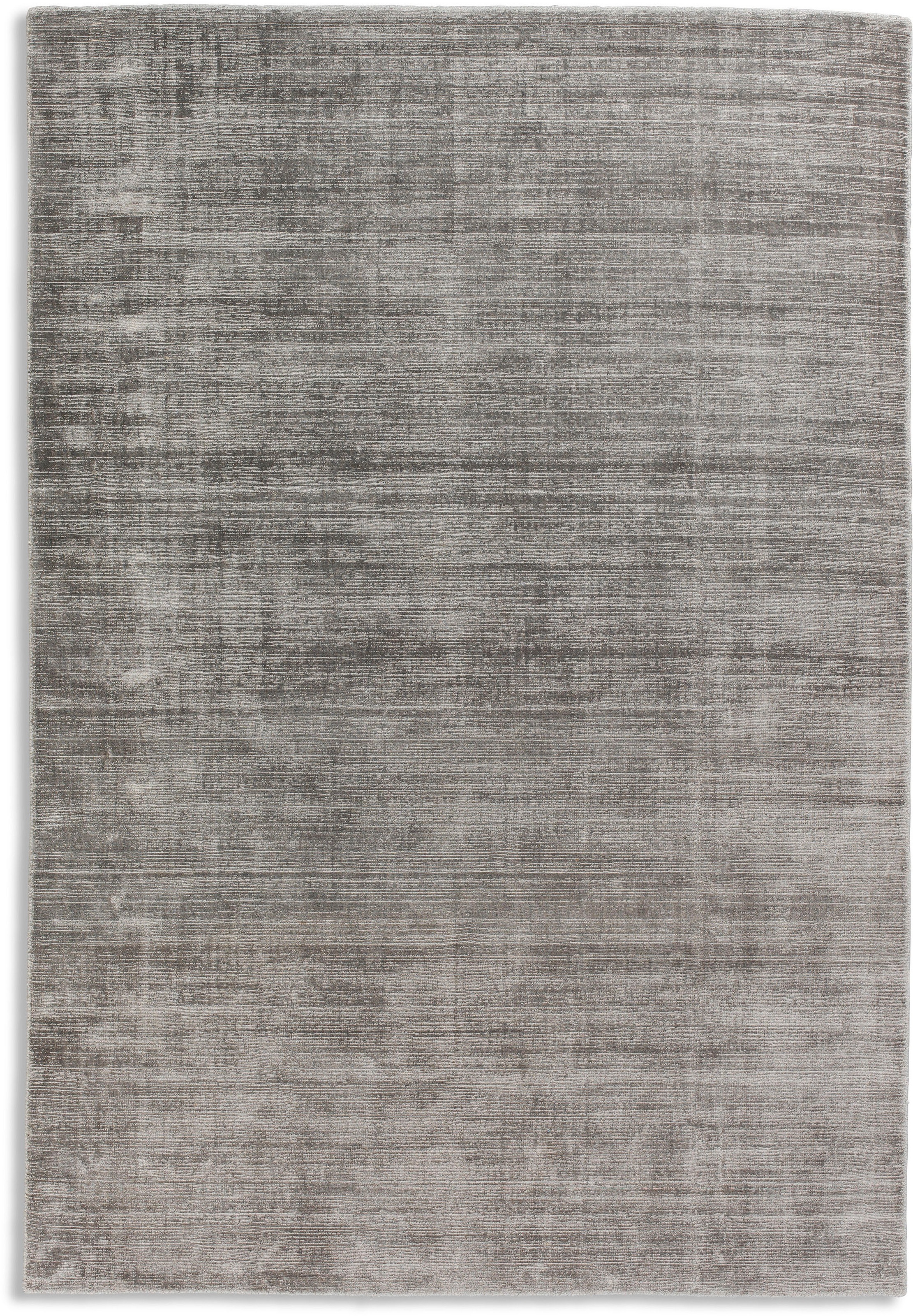 Teppich "Alessa" Gr. 3, silber (silberfarben), B:140cm H:5mm L:200cm, Viskose, SCHÖNER WOHNEN-KOLLEKTION, Teppiche, Teppich, Viskose, Wohnzimmer