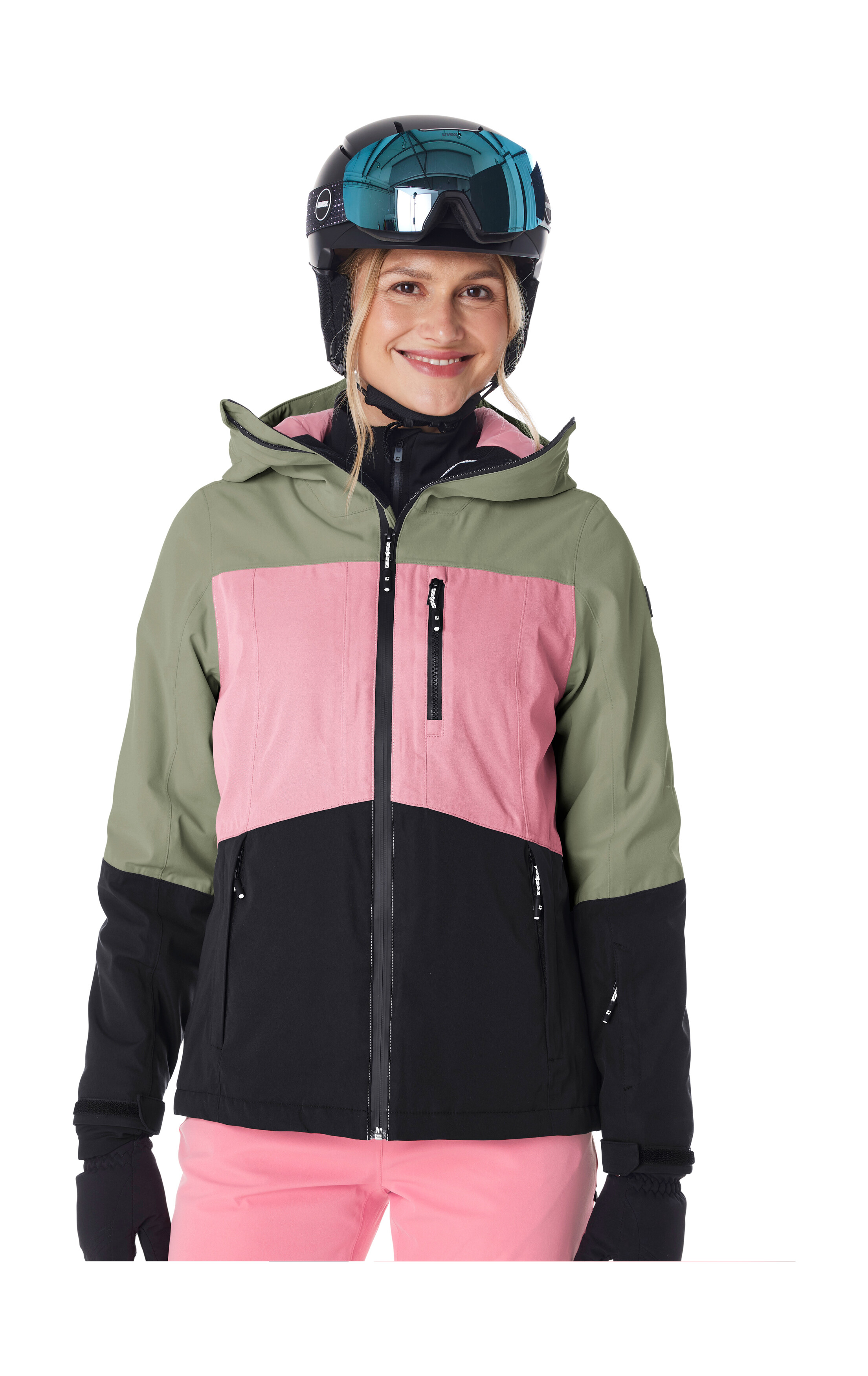 Killtec Skijacke "KSW 277 WMN SKI JCKT" Wasserdichte Damenjacke mit Schneefang, verstellbar und atmungsaktiv