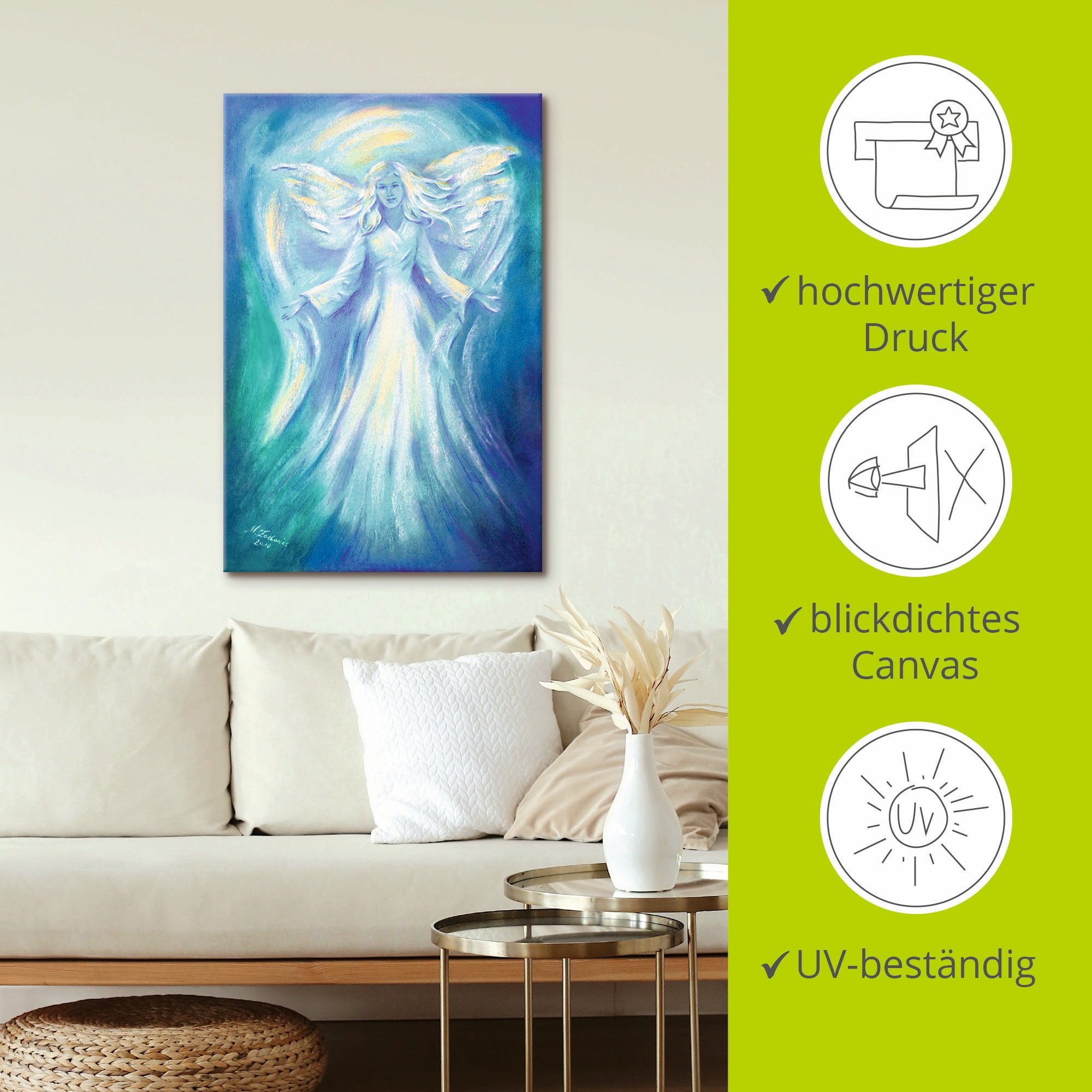 Artland Wandbild »Engel der Liebe«, Religion, (1 St.), als Leinwandbild, Poster, Wandaufkleber in verschied. Größen