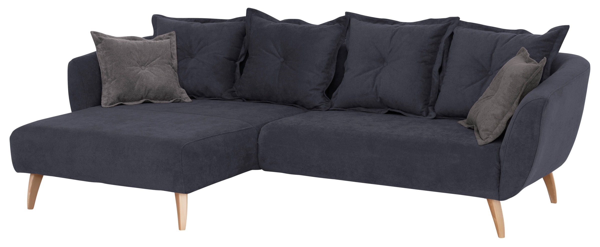 Home affaire Ecksofa "Baggio formschöne Polsterecke, bequem, Breite 277cm, günstig online kaufen