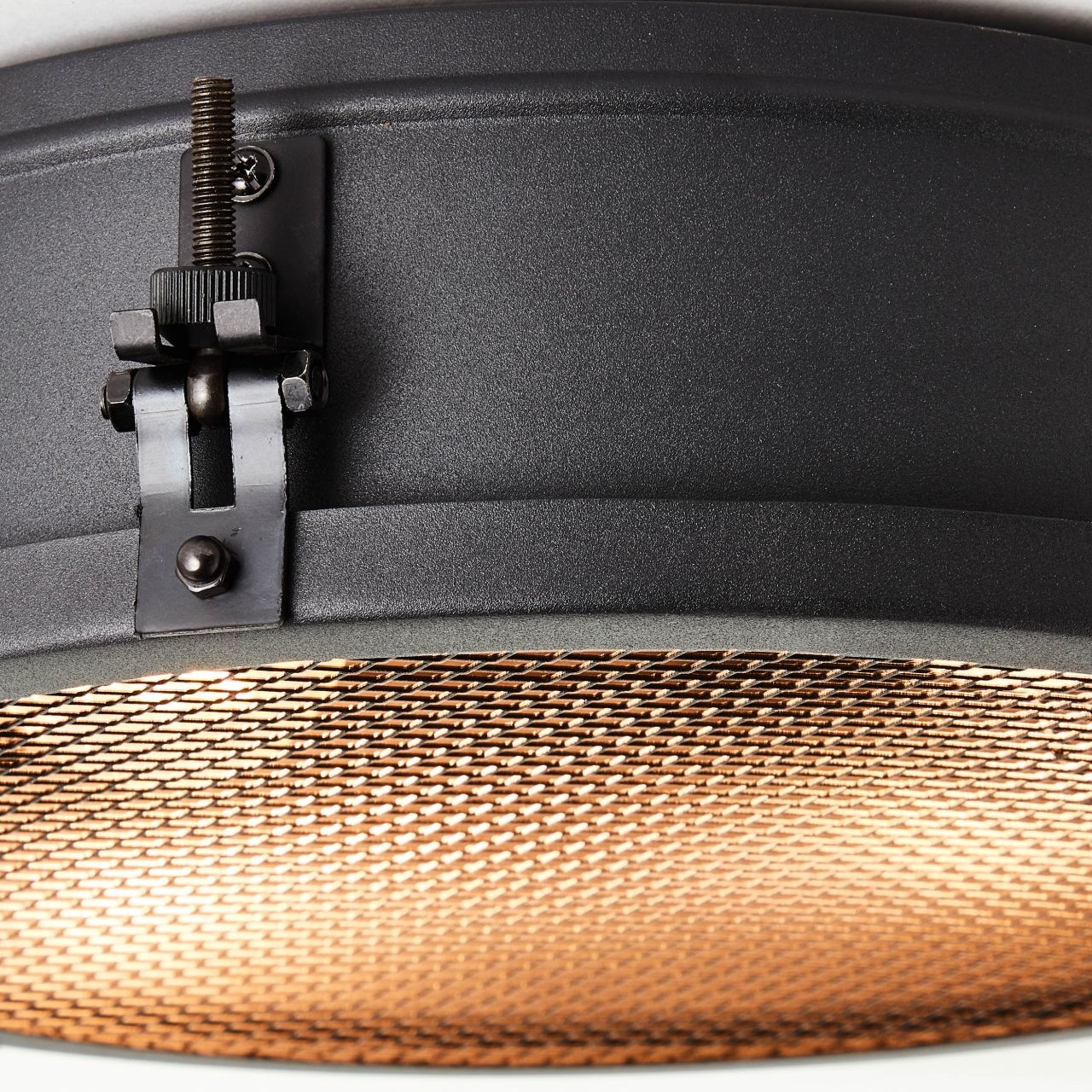 Brilliant Deckenleuchte »Zois«, 2 flammig, Leuchtmittel E27 | ohne Leuchtmittel, Deckenlampe 34cm schwarz korund