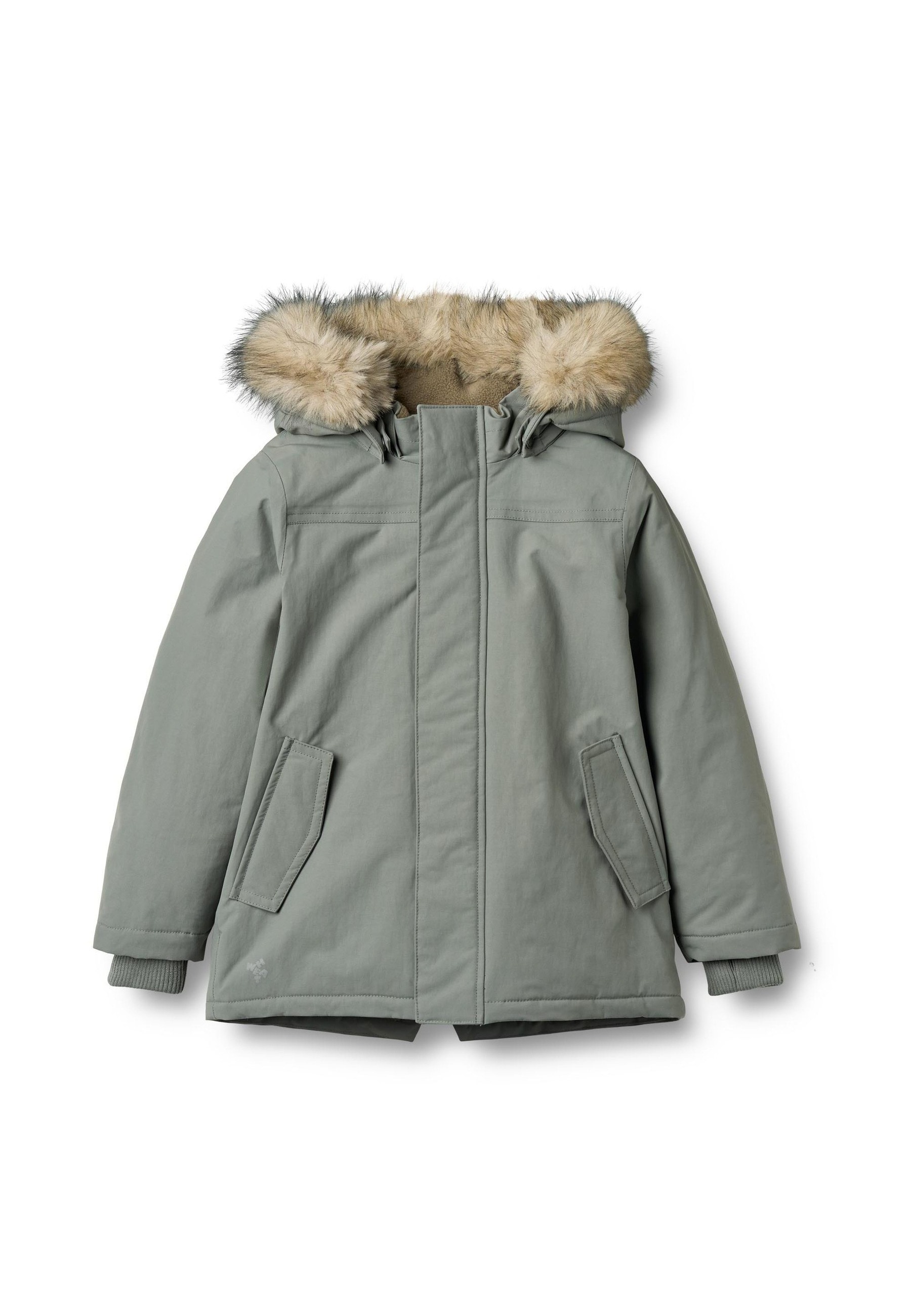 Winterjacke WHEAT "WHEAT Jacket Kasper", Jungen, Gr. 104, thunder sky, 100% Nylon, unifarben, normal, ohne Ausschnitt, Jacken Winterjacke, winddicht