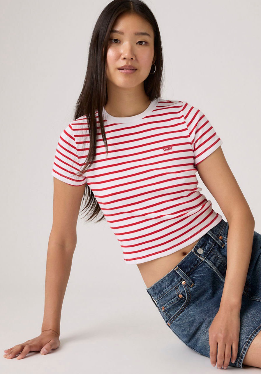 Levis T-Shirt "ESSENTIAL SPORTY TEE" Feinripp- Qualität günstig online kaufen