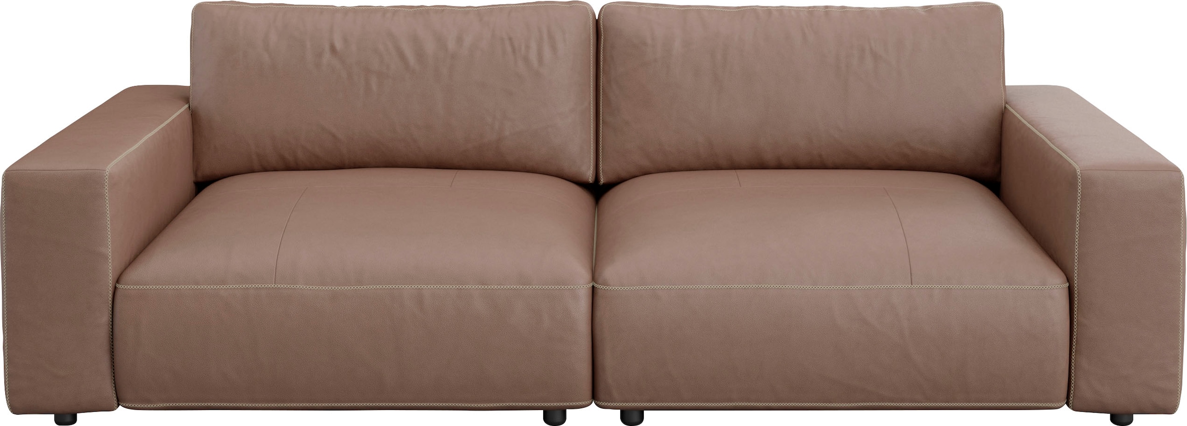 Musterring Big-Sofa "LUCIA Mega Sofa, hoher Sitzkomfort, Breite 252cm, Kontrastnaht" in vielen Qualitäten und 4 unterschiedlichen Nähten, 2,5-Sitzer