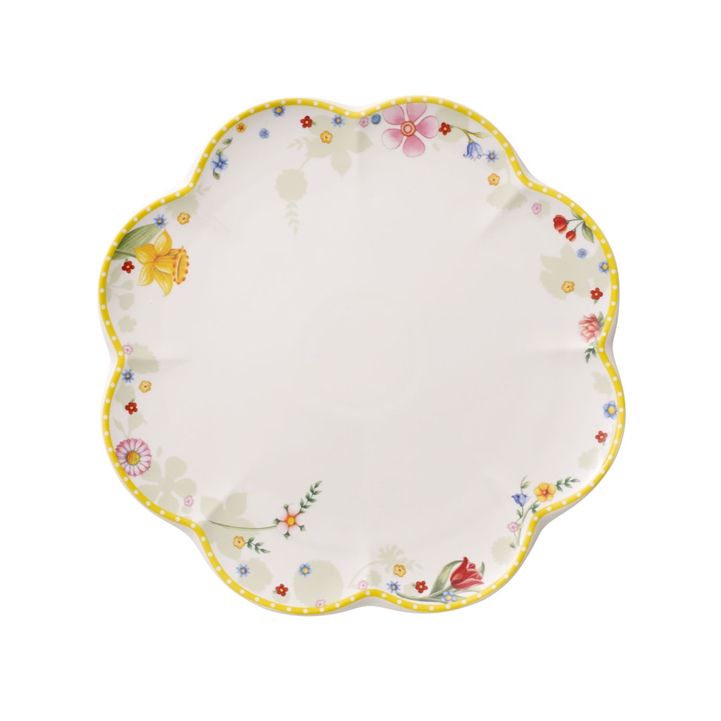 Speiseteller VILLEROY & BOCH "Speiseteller Spring Awakening ø 27 cm bunt", bunt, Speiseteller, Speiseteller