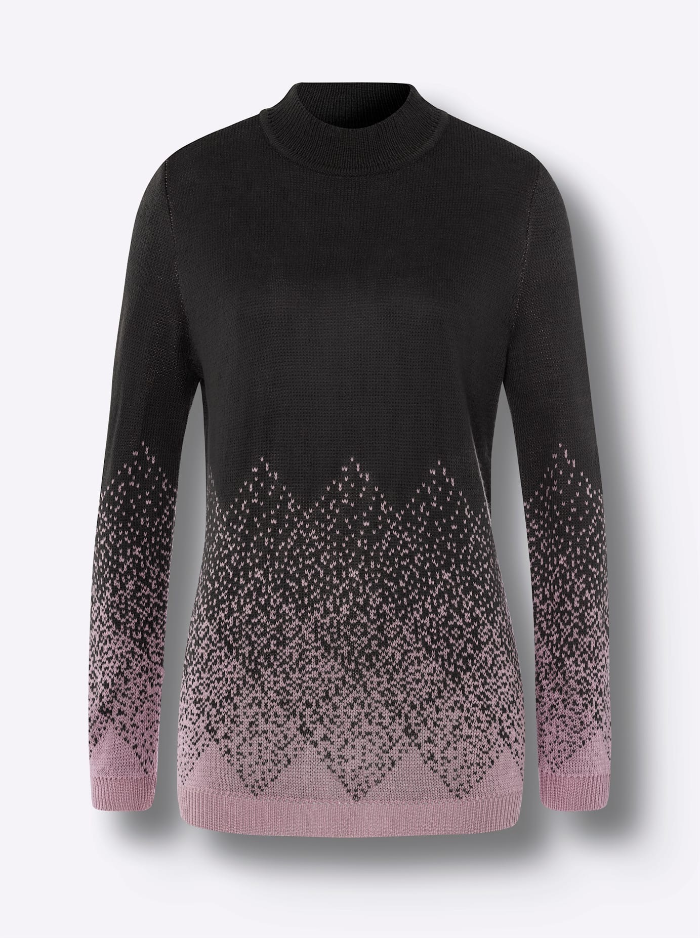 Classic Basics Women's Turtleneck Sweater Mauve Size 46 3