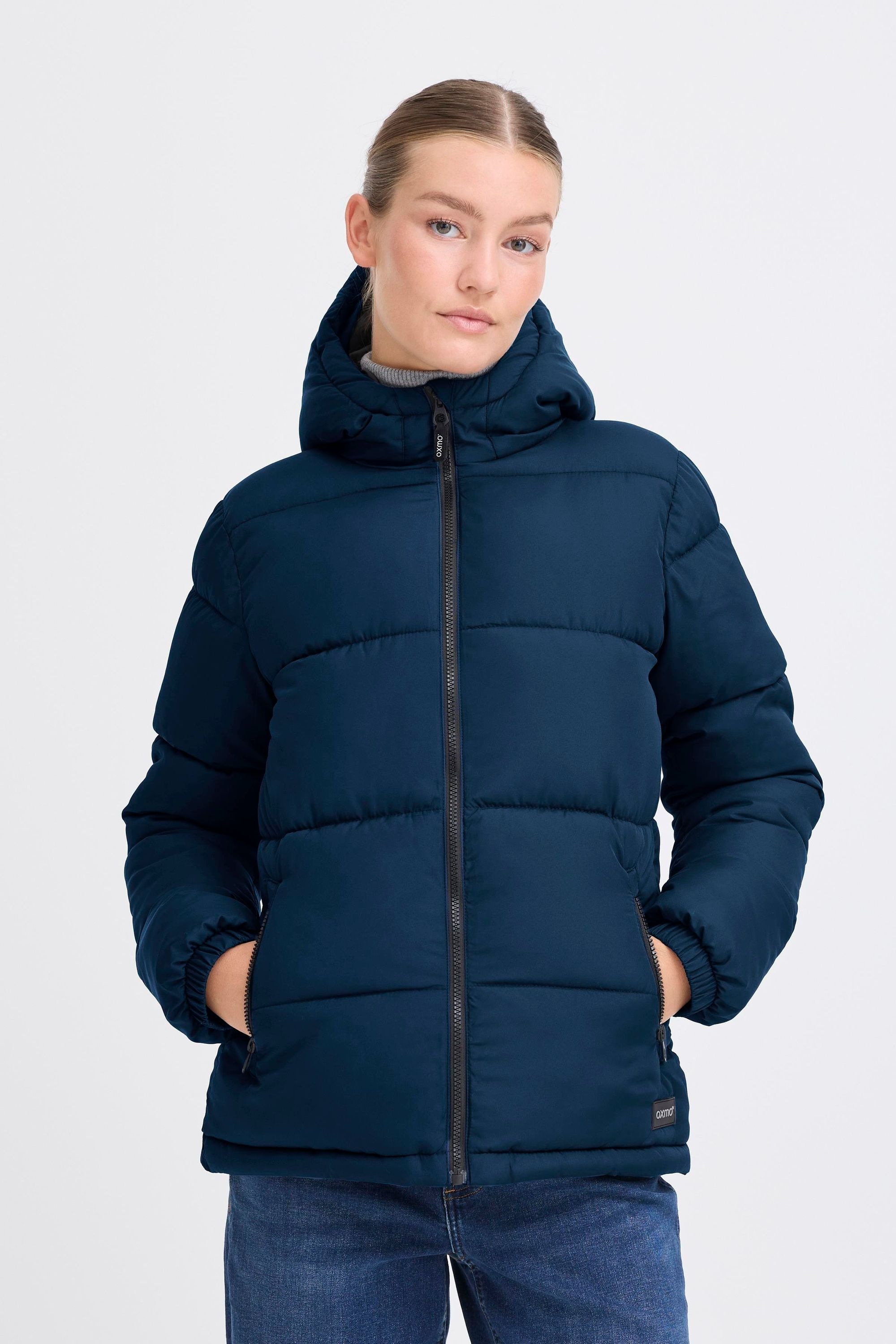 Oxmo Oxminna Quilted Jacket Blue Size L 5