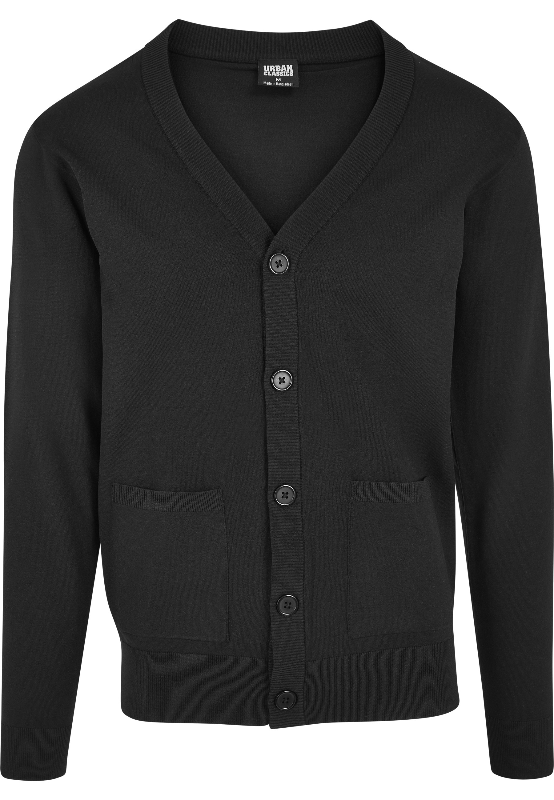 URBAN CLASSICS Outdoorjacke "Urban Classics Herren Fine Cardigan" 1 Stk. tlg. ohne Kapuze