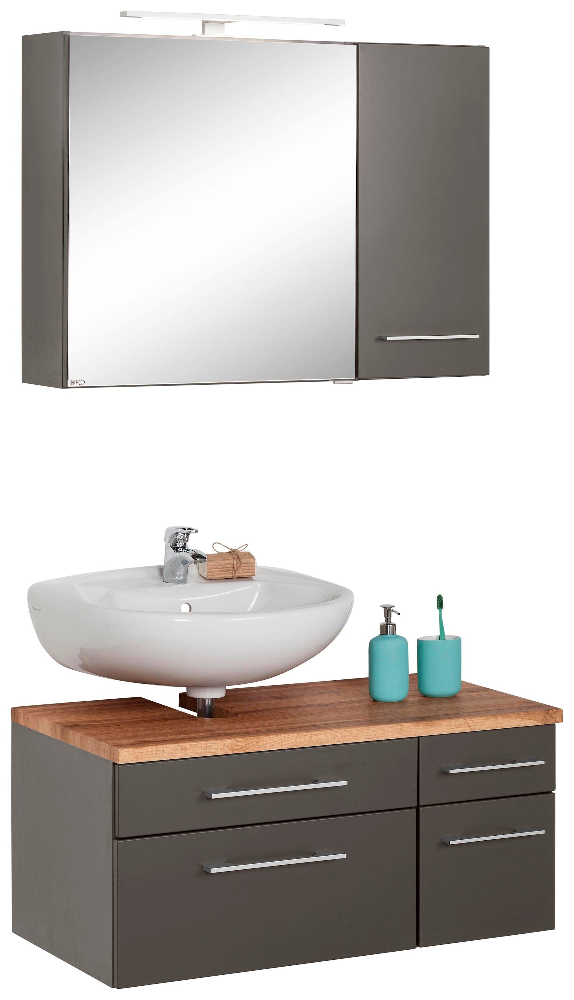 welltime Badmöbel-Set "Davos" 3 Stk. tlg. günstig online kaufen