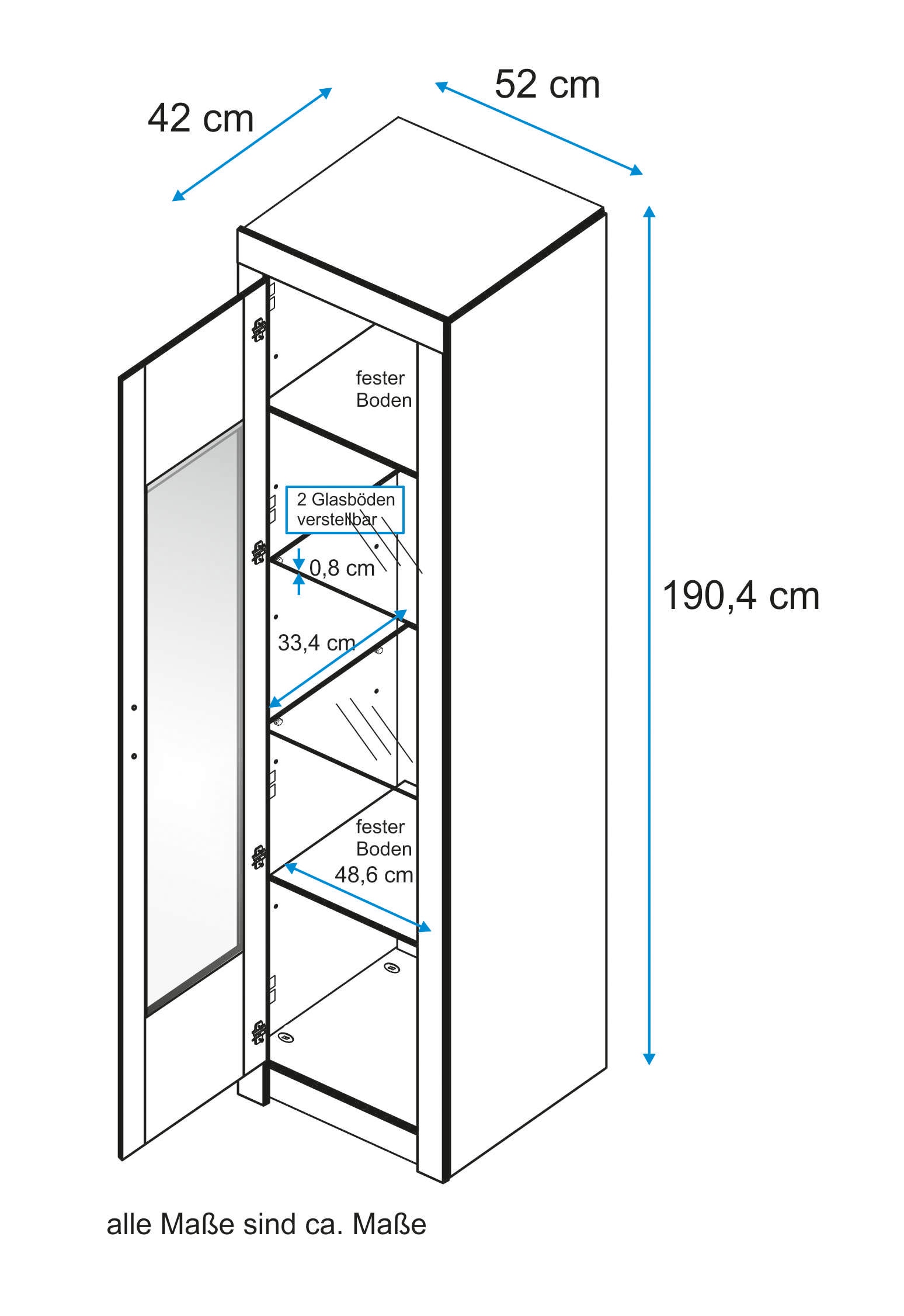 VOGL Möbelfabrik Vitrine